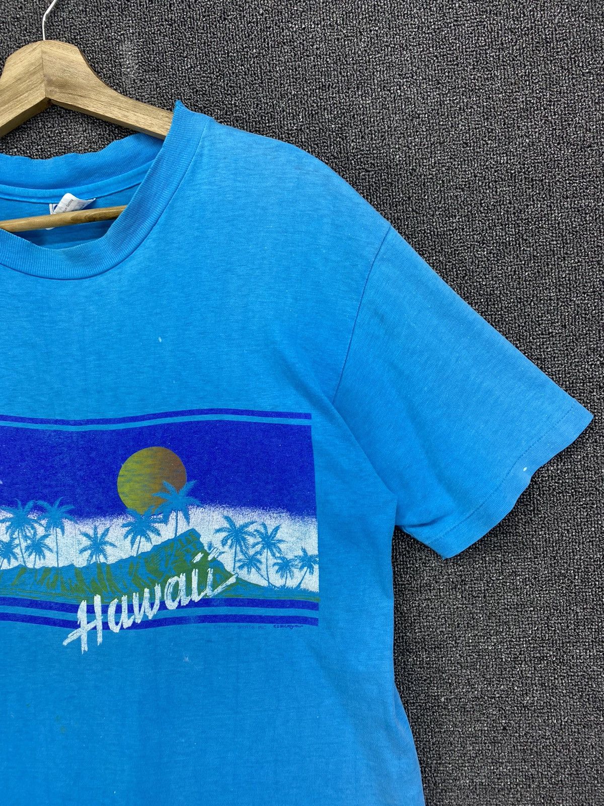 Vintage Vintage 80s Hawaii Sunset Tee T Shirts Size US L / EU 52-54 / 3 - 8 Thumbnail