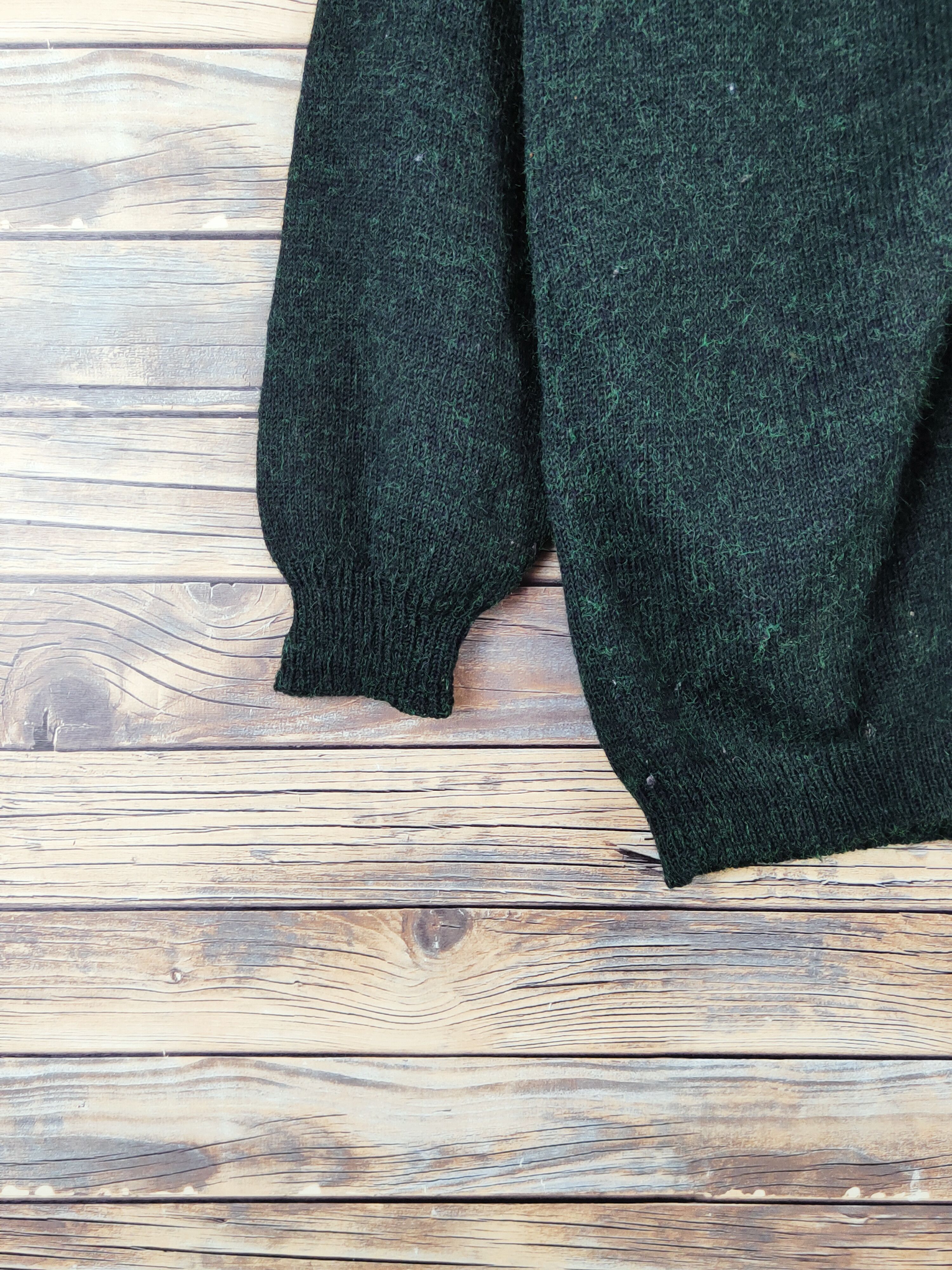 Vintage Japanese Brand Dark Green Knitwear Cardigan #W1002 Size M / US 6-8 / IT 42-44 - 4 Thumbnail