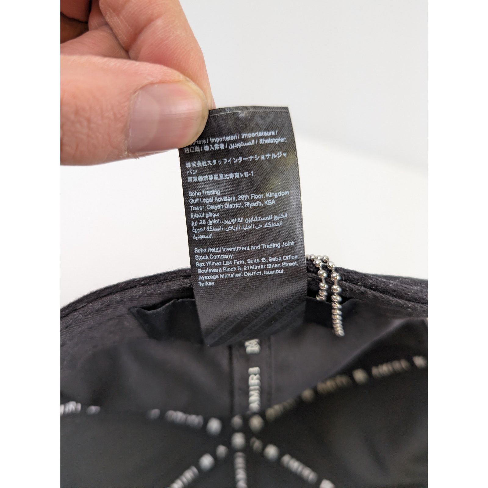 Amiri o1rshd1 Size: OS / Dream Team Two-Tone Cap / Hat in Black Size ONE SIZE - 19 Thumbnail