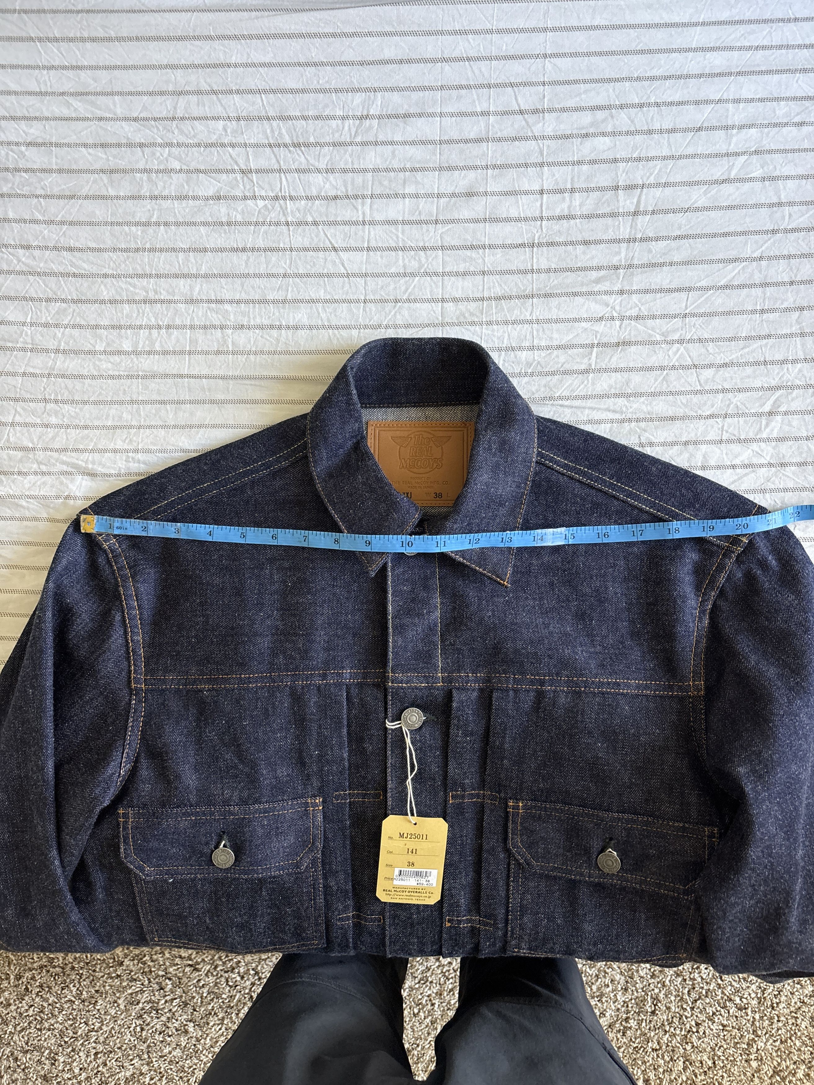 The Real McCoy's THE REAL McCOY'S LOT.001XXJ MJ25011 Denim Jacket - Size 40 Size US M / EU 48-50 / 2 - 5 Thumbnail