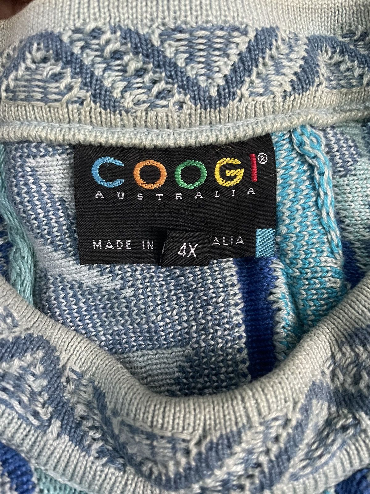 Coogi RARE Colour Coogi 3D knit sweater authentic Size US XL / EU 56 / 4 - 4 Thumbnail