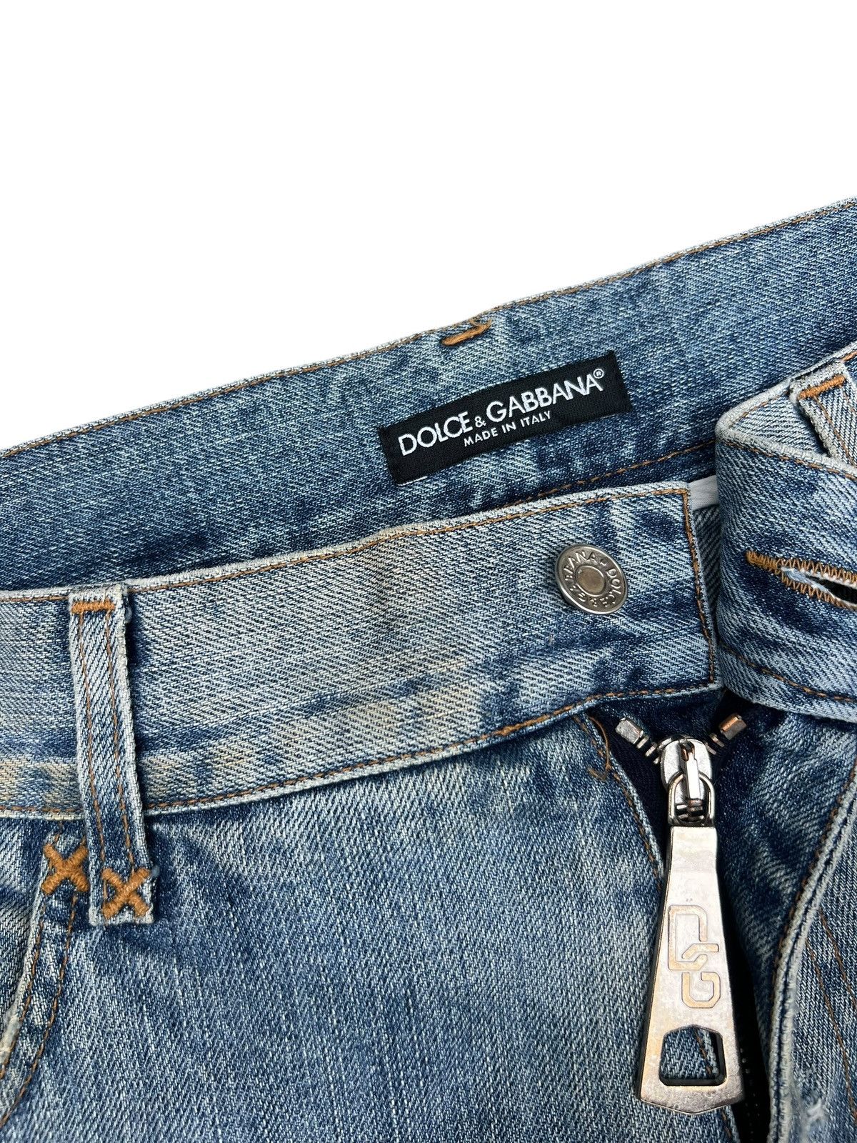 Dolce & Gabbana Vintage Dolce & Gabbana Distress Dirty Mud Denim Loose Jeans Size US 32 / EU 48 - 7 Thumbnail