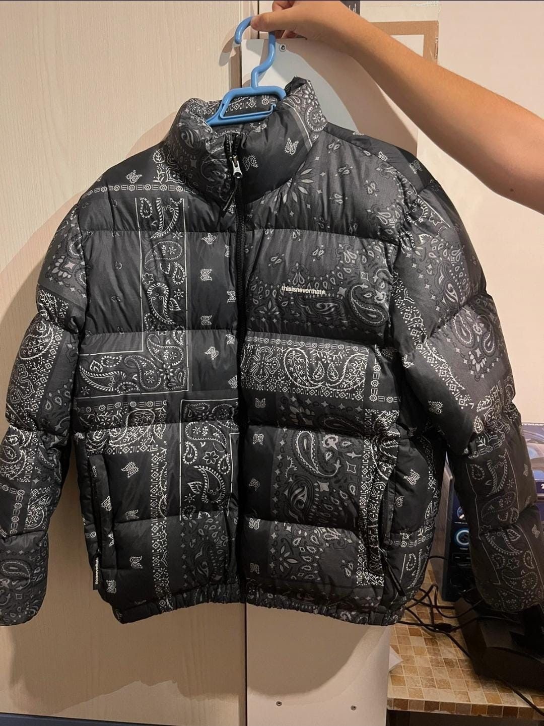 thisisneverthat thisisneverthat PERTEX down bandana black puffer jacket Size US S / EU 44-46 / 1 - 1 Thumbnail