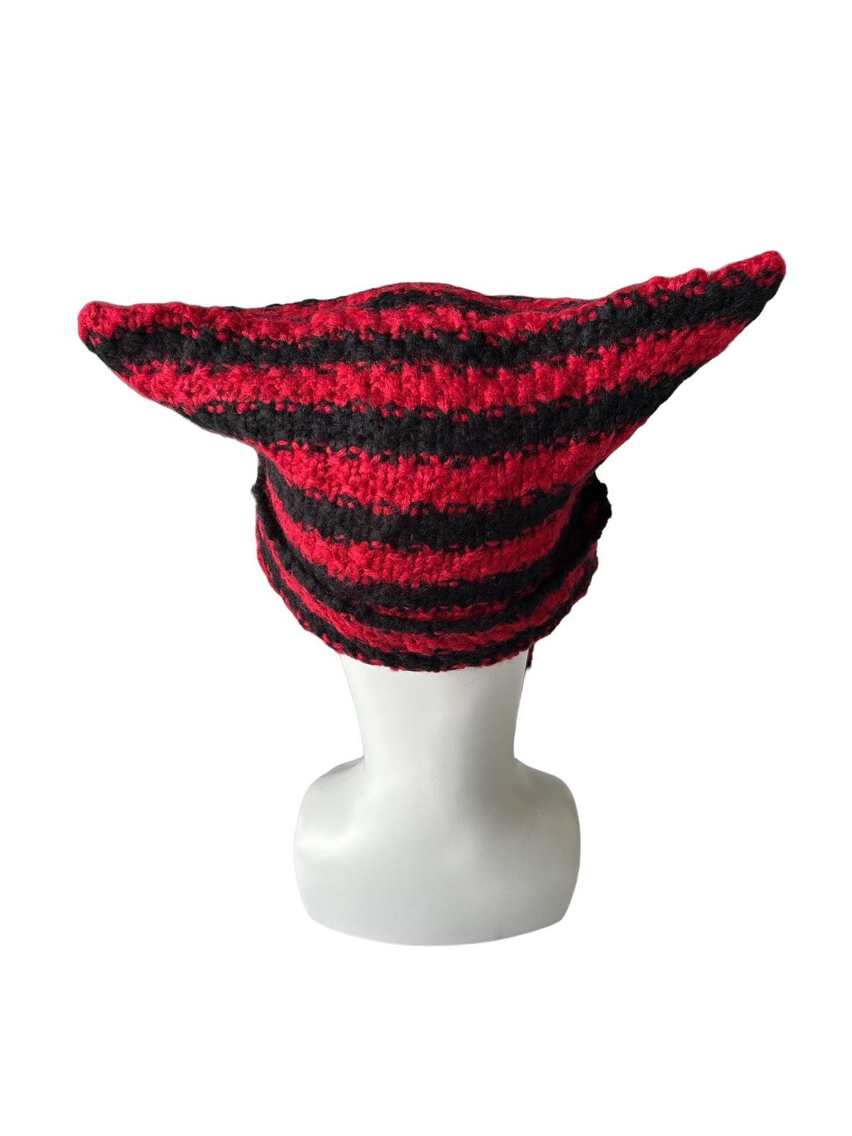 Japanese Brand × Kapital × Vintage DEVIL HORN BUNNY knitt Mohair Beanie Hats Size ONE SIZE - 2 Thumbnail