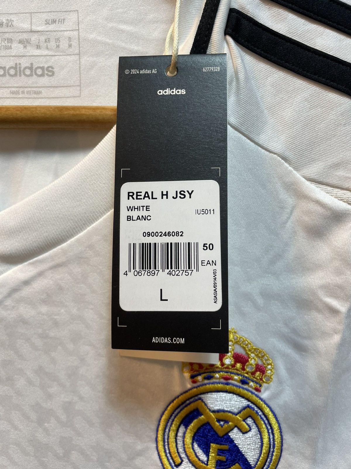 Adidas × Vintage 2024-2025 Real Madrid MBAPPE9 Home Kit Size US M / EU 48-50 / 2 - 6 Thumbnail
