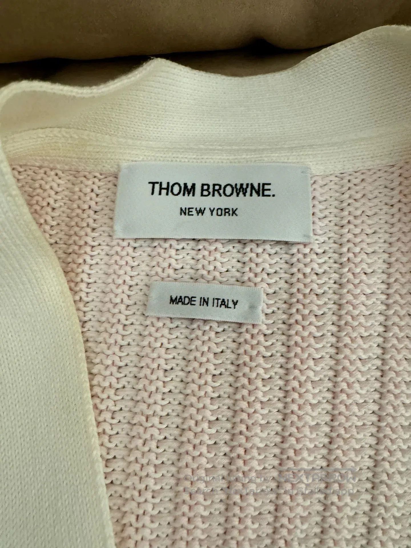 Thom Browne ThomBrowne Pink Oversized Knit Cardigan. Size US M / EU 48-50 / 2 - 5 Thumbnail
