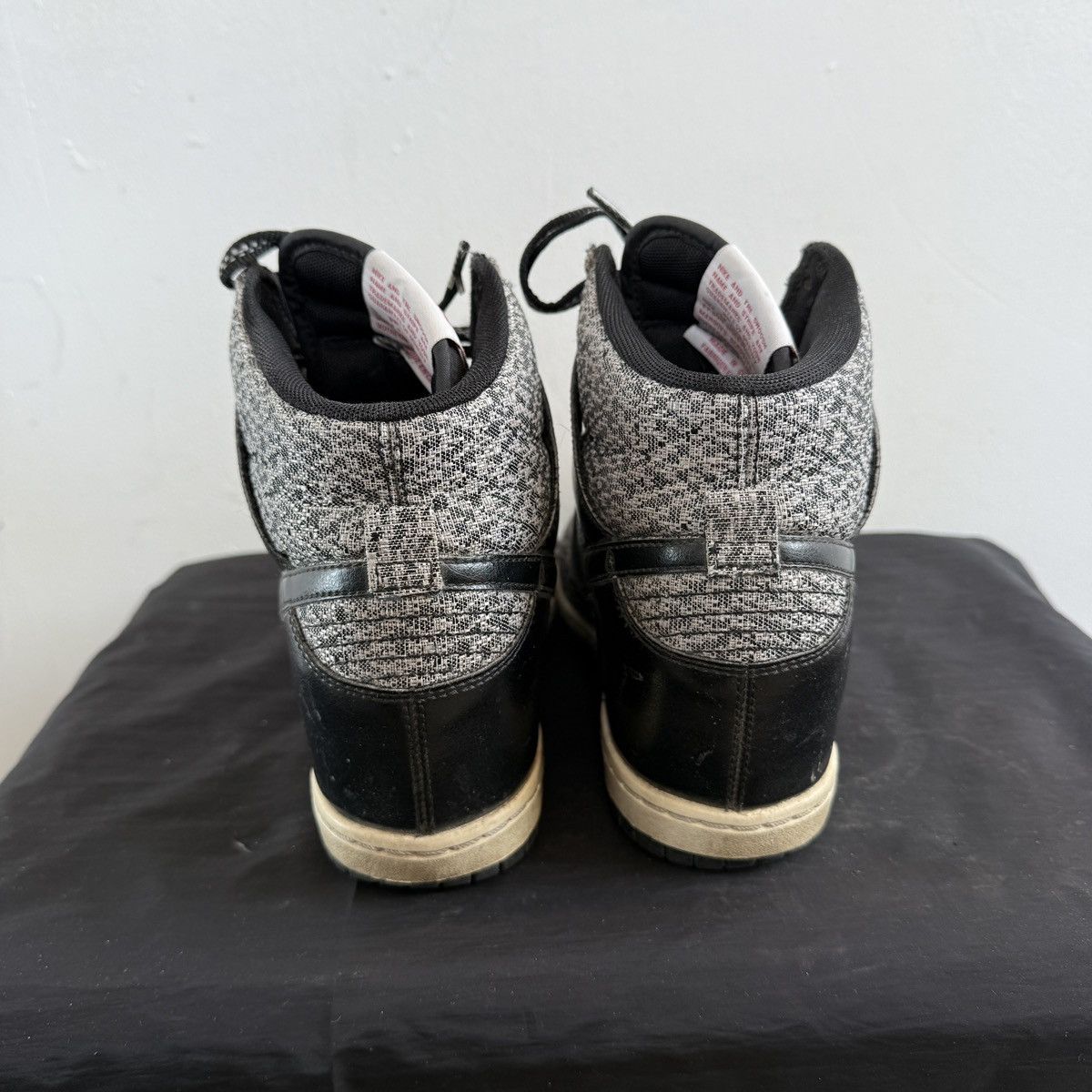 Vintage Women’s Vintage Nike Dunk Hi Wedge Croc Heel Sneakers Size US 7.5 / IT 37.5 - 4 Thumbnail