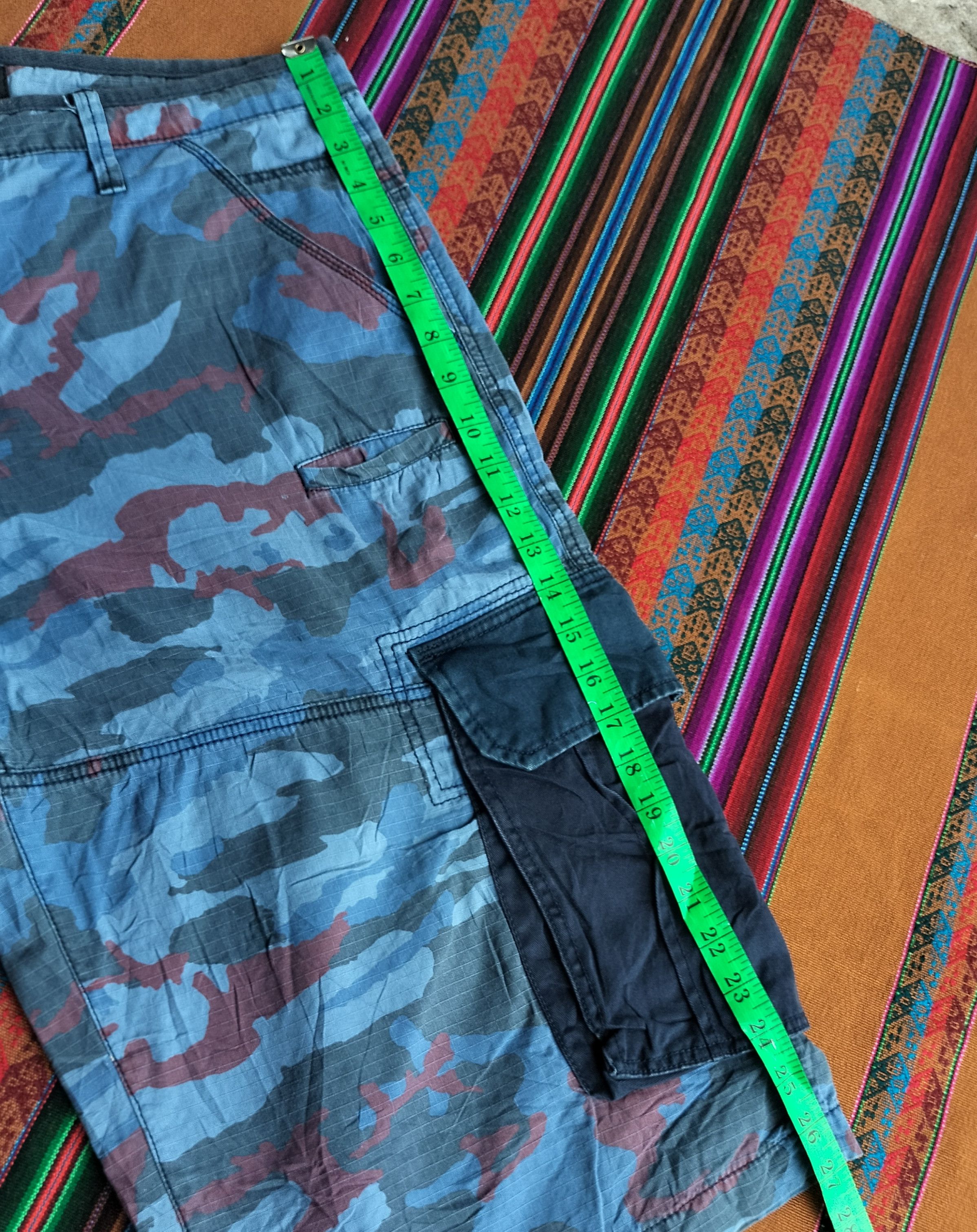 Marithe + Francois Girbaud Marithe francoi girbaud camouflage hybrid cargo short Size US 40 / EU 56 - 22 Thumbnail