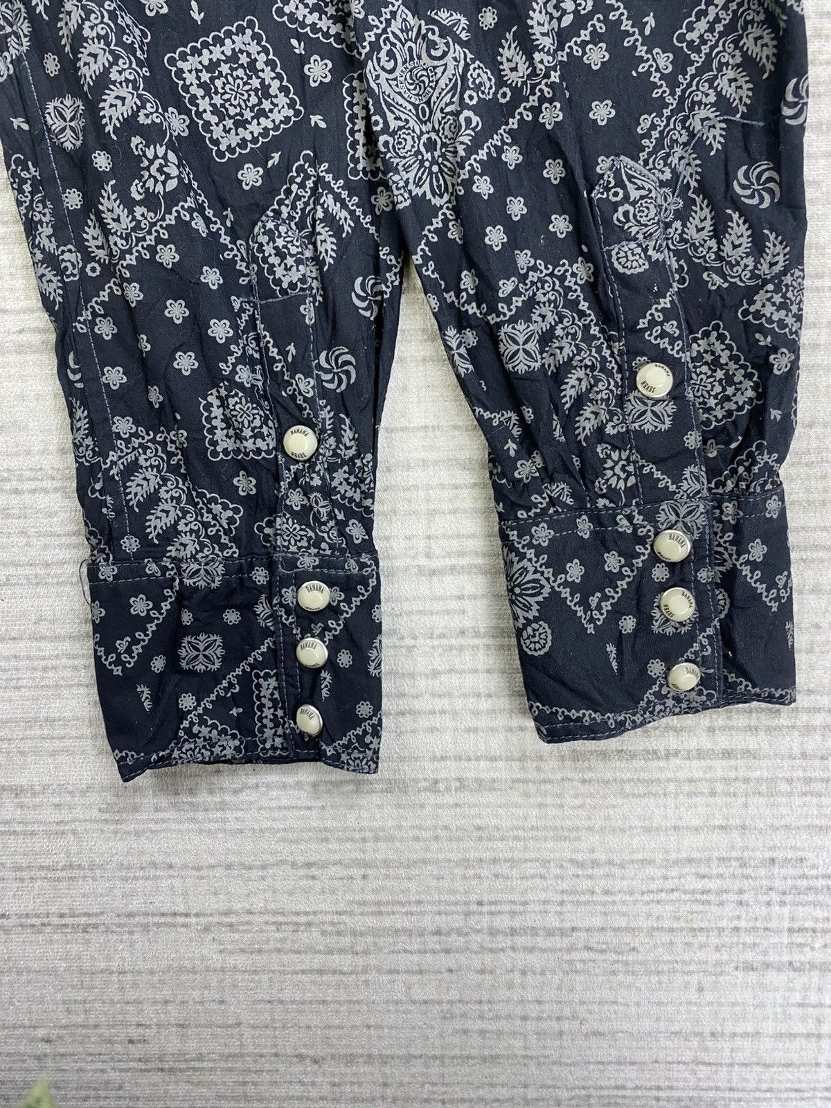 14th Addiction × Beauty Beast × Vintage Vtg Banana Seven Embroidery Logo FullPrinted Button Up Shirt Size US M / EU 48-50 / 2 - 10 Thumbnail