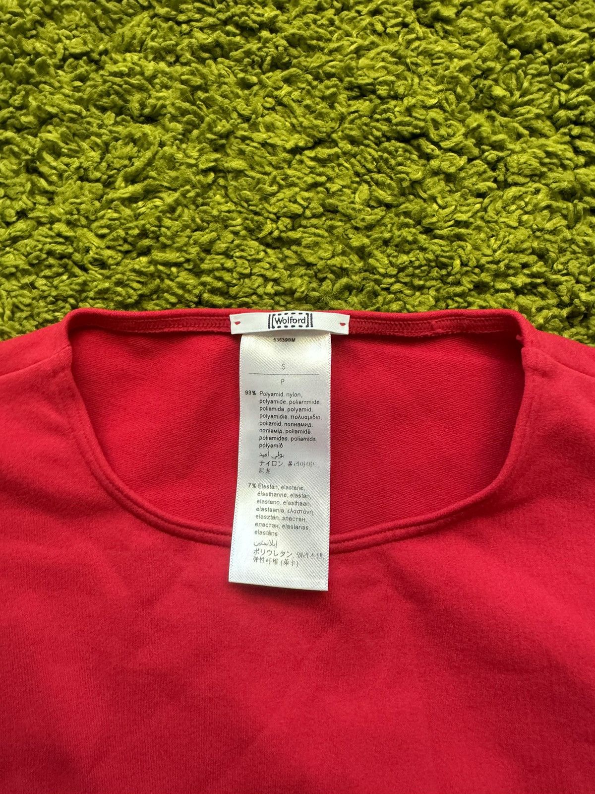 Designer × Wolford Wolford avant garde red dress Size S / US 4 / IT 40 - 2 Thumbnail