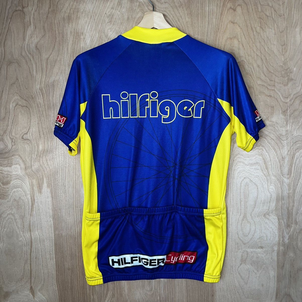 Tommy Hilfiger VINTAGE TOMMY HILFIGER USA MADE LOGO DESIGNER CYCLING JERSEY Size US XL / EU 56 / 4 - 9 Thumbnail