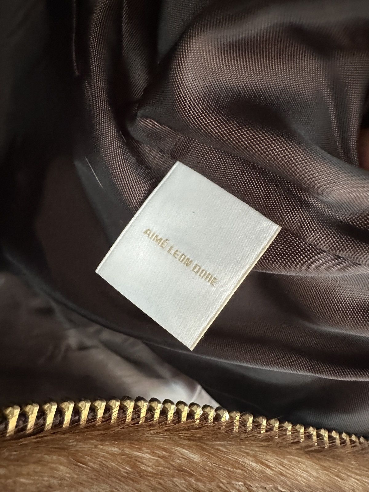 Aime Leon Dore × Vanson Leathers Aime Leon Dore x Vanson Pony Hair Bones Leather Jacket Size US S / EU 44-46 / 1 - 6 Thumbnail