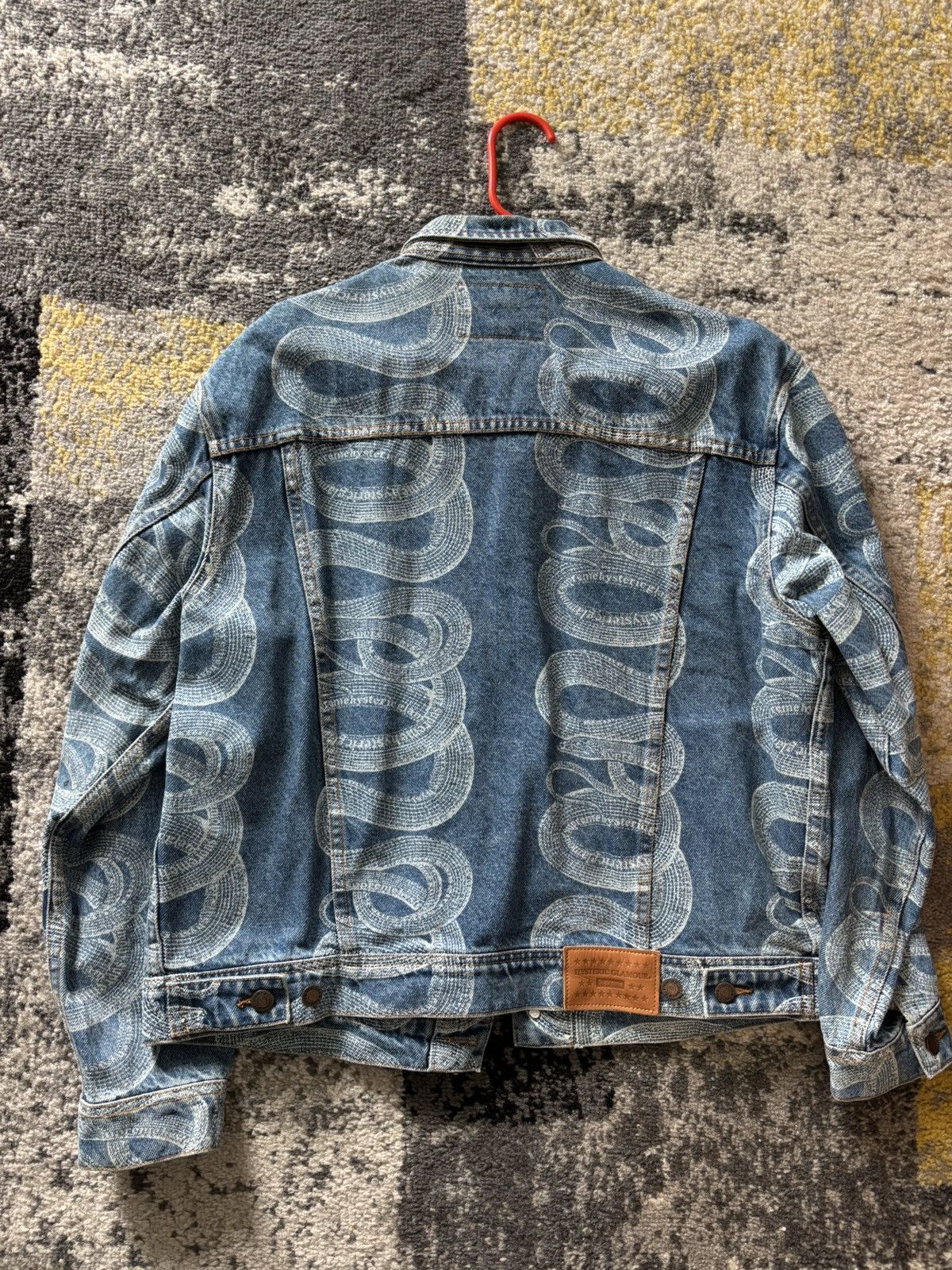 Supreme Supreme Hysteric Glamour Snake Denim Jacket | Grailed