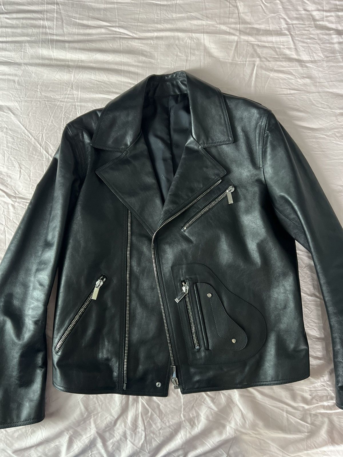 Dior Dior Motorcycle Saddle Leather Jacket Size US M / EU 48-50 / 2 - 6 Thumbnail