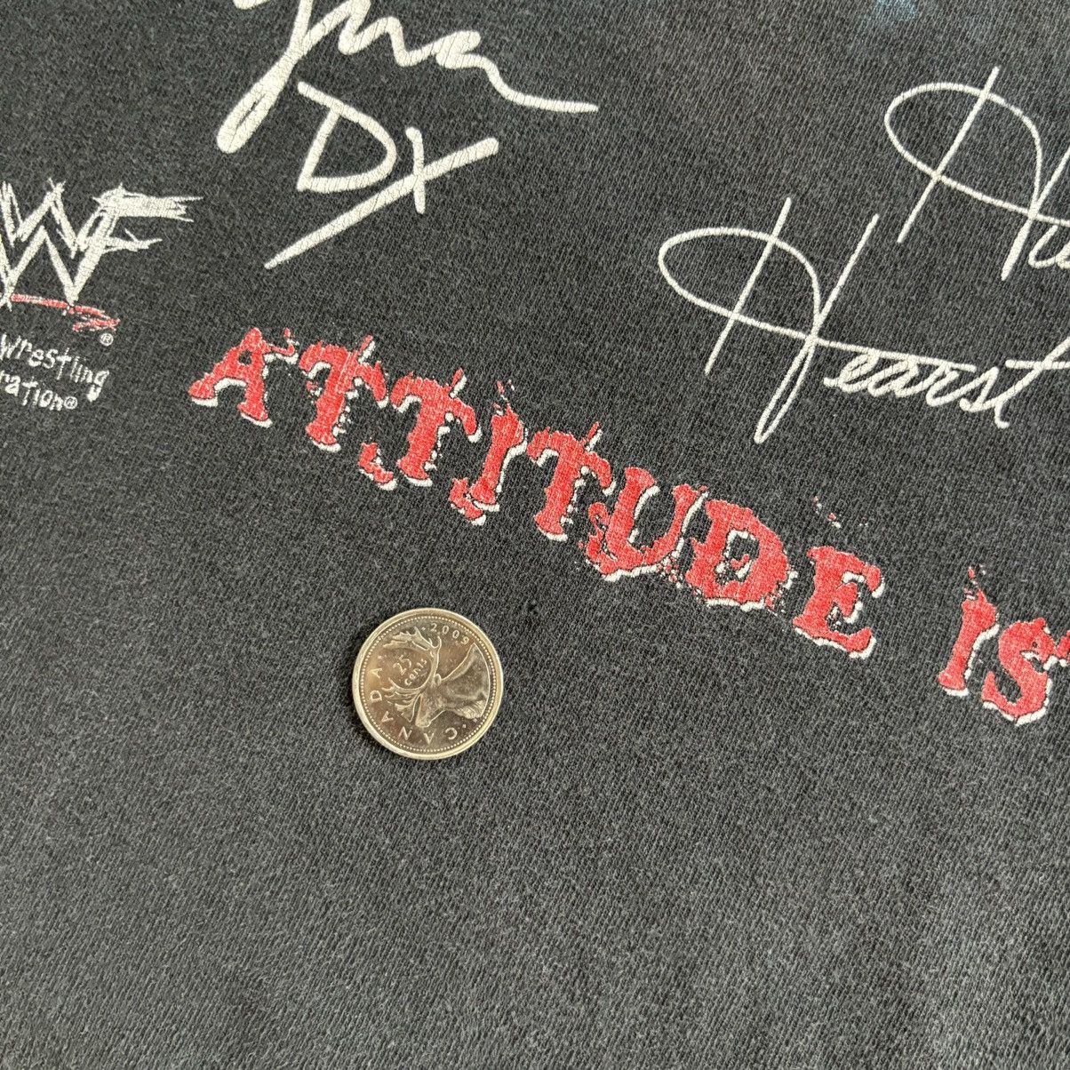 AAA Rare Vintage 1998 WWF D Generation X Chyna Triple H Michaels Size US L / EU 52-54 / 3 - 6 Thumbnail