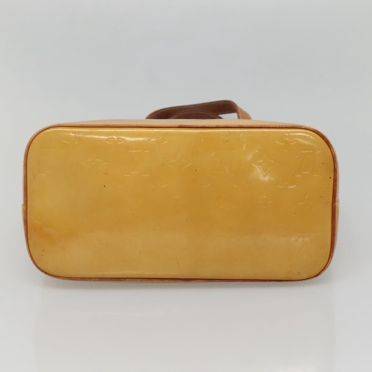 Louis Vuitton LOUIS VUITTON Monogram Vernis Houston Hand Bag Beige M91004 Size ONE SIZE - 9 Thumbnail