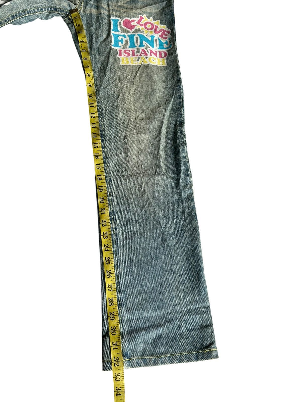 Kapital CLONE DEVGRU DAICOCK LOVE PEACE SURF BEACH DENIM JEANS RARE🎌 Size US 32 / EU 48 - 22 Thumbnail