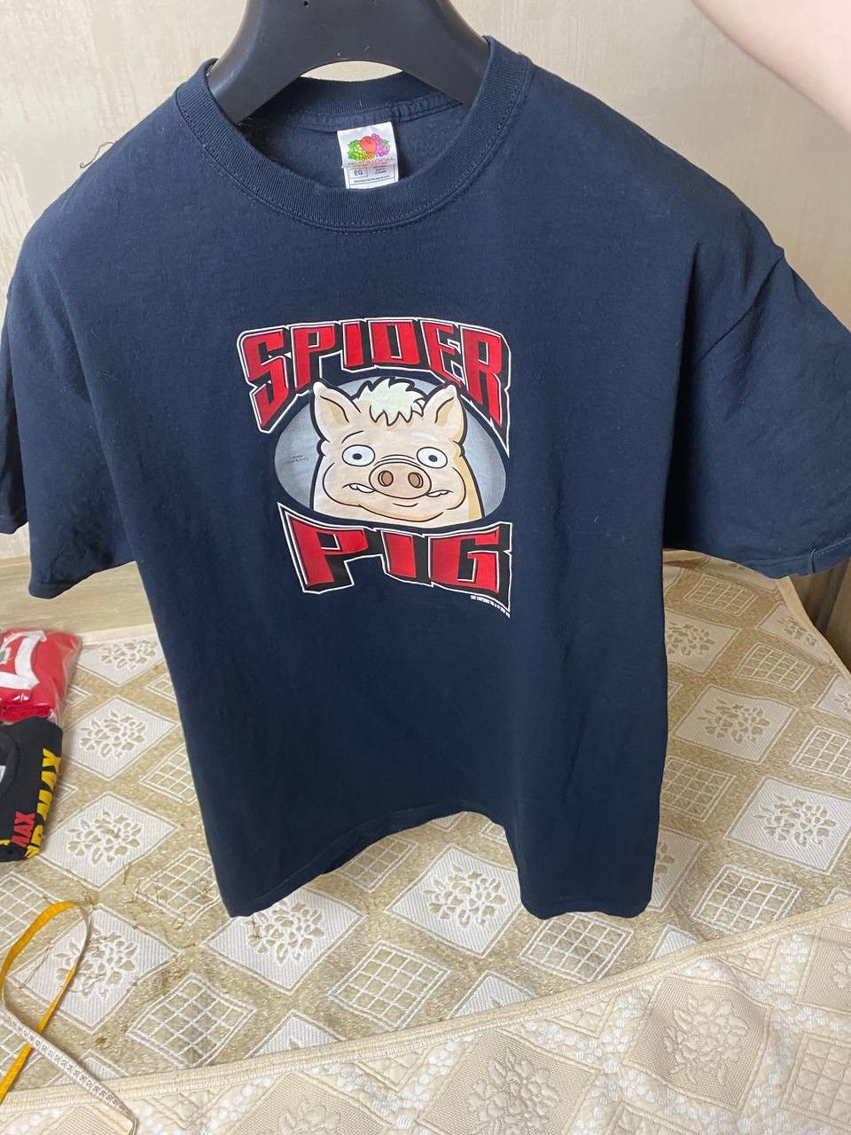 The Simpsons 🔥 2007 Spider Pig The Simpsons Vintage Cartoon Movie T Shirt Size US XL / EU 56 / 4 - 5 Thumbnail