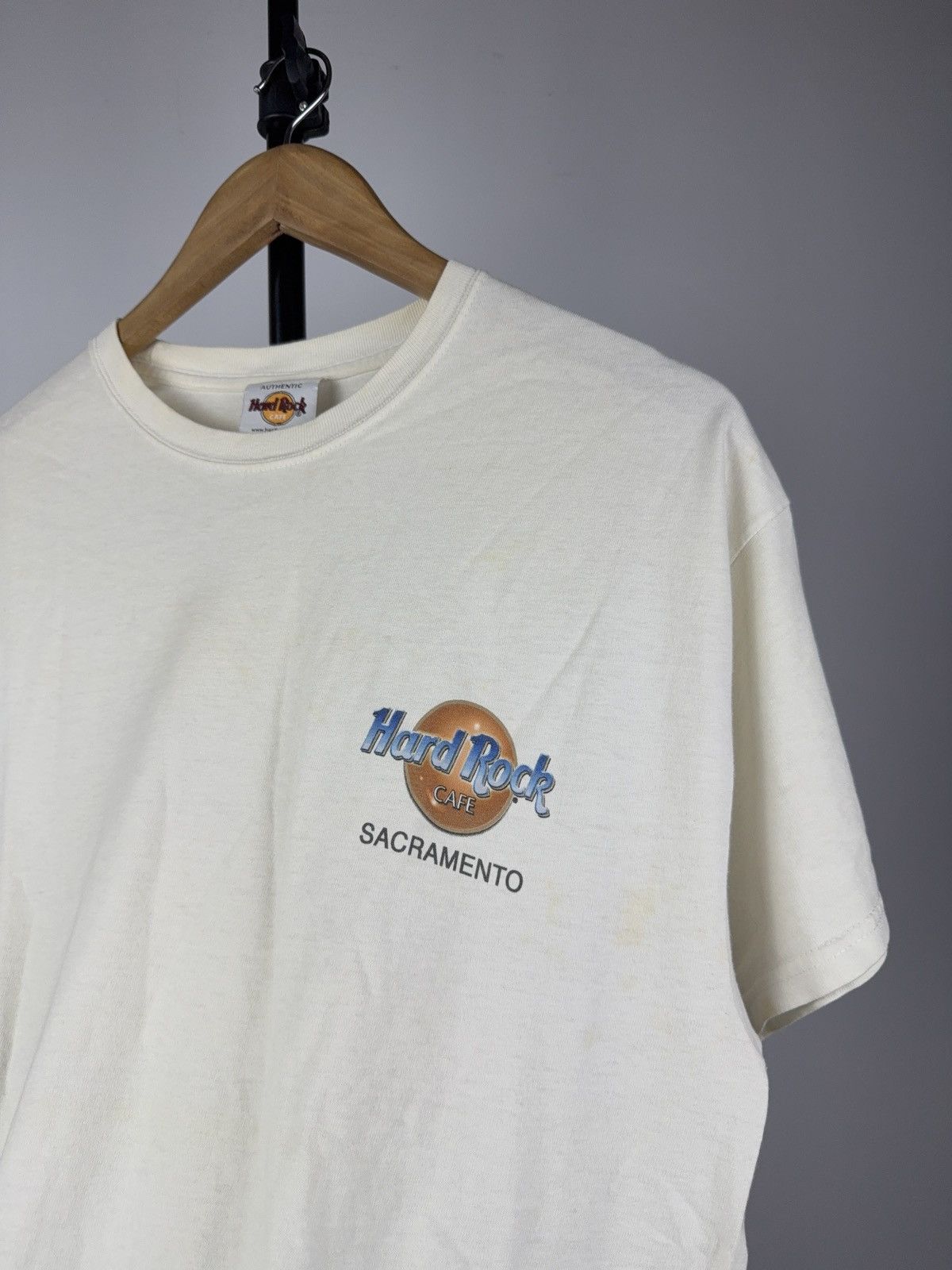 Hard Rock Cafe Vintage 90s Hard Rock Cafe Sacramento USA Graphic Tee Size US M / EU 48-50 / 2 - 5 Thumbnail