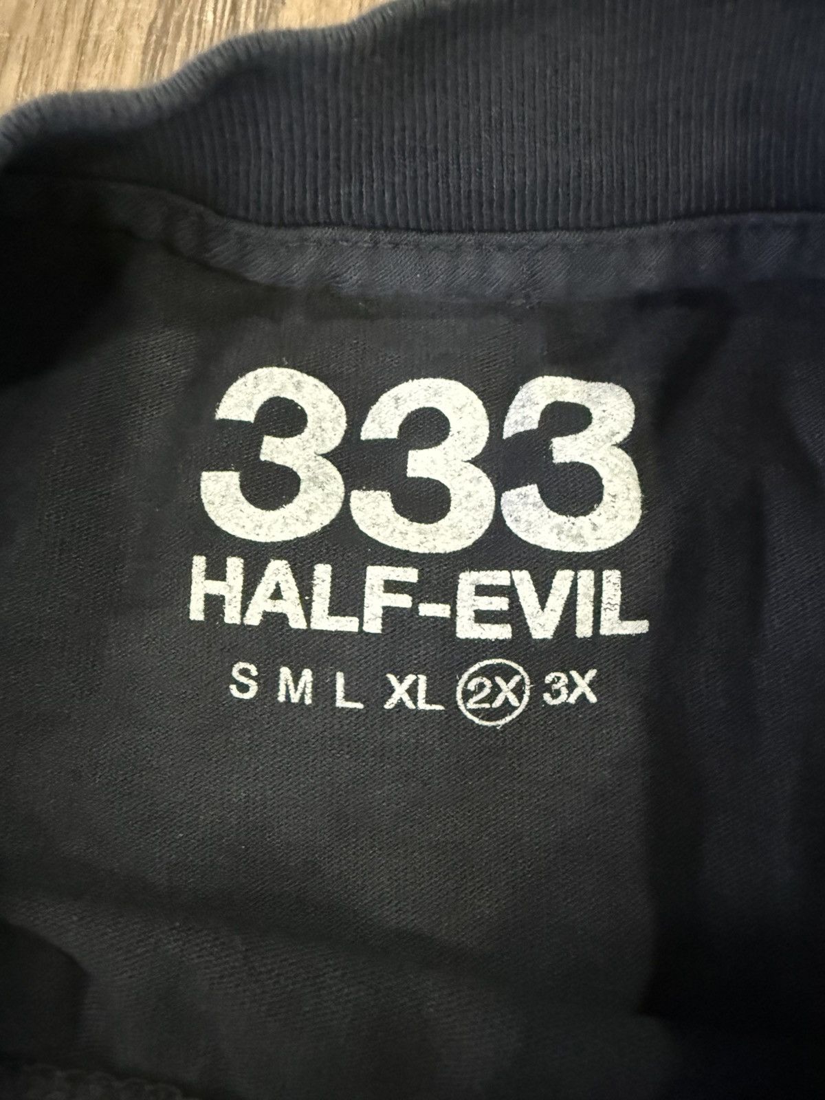 Half Evil ⚡️ Half Evil 333 Takeover Tee Shirt Size 2XL XXL ⚡️ Size US XXL / EU 58 / 5 - 5 Thumbnail