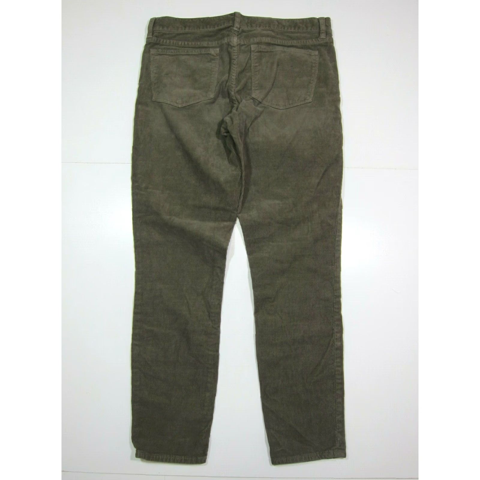 J.Crew J.Crew Brown Corduroy Cotton Stretch Toothpick Ankle Slim Pant Women Size 29 Size 29" - 2 Thumbnail