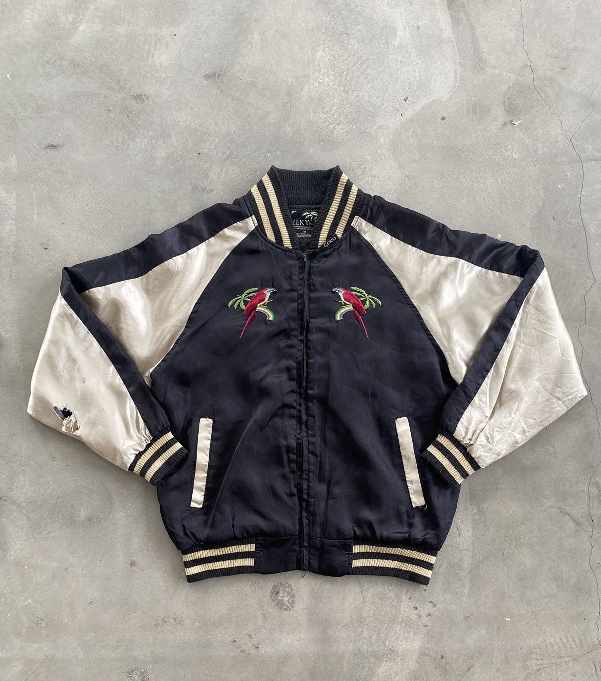 Japanese Brand × Vintage ZEKY BRAND SUKAJAN WELL DISTRESS JACKET Size US M / EU 48-50 / 2 - 3 Thumbnail