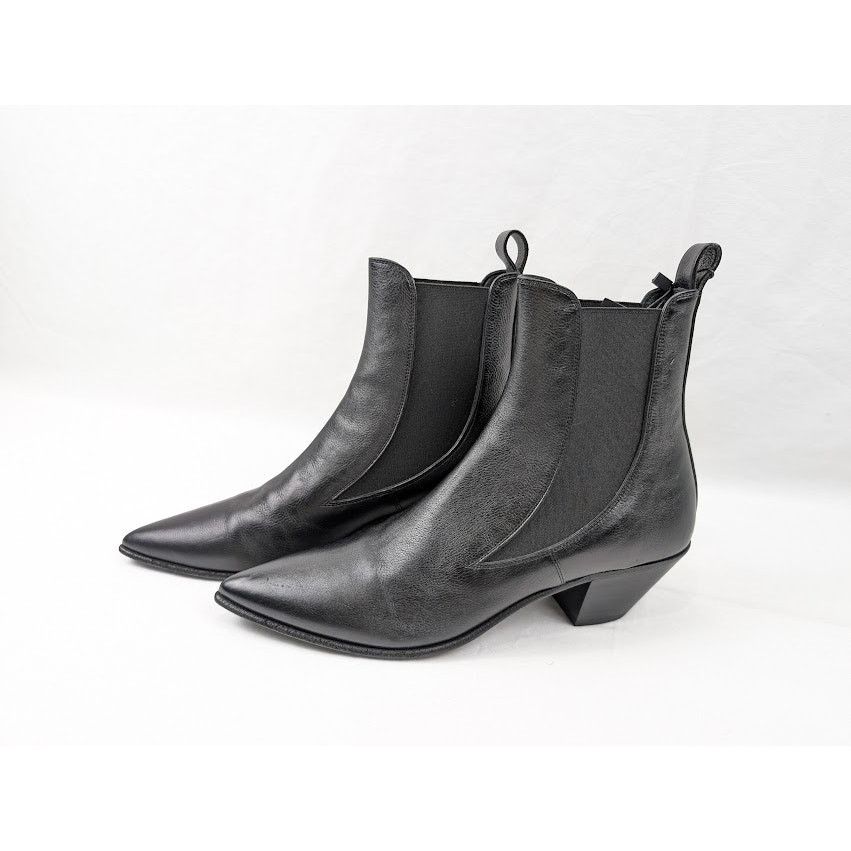 Saint Laurent Paris o1rshd1 Banana 50 EL Bo Riverside Boots in Nero Size US 8 / EU 41 - 16 Thumbnail