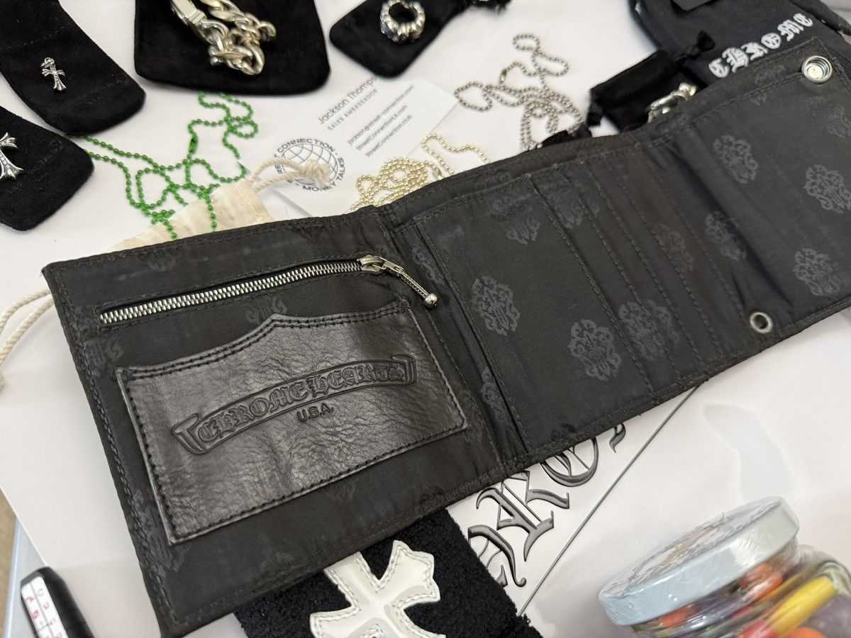 Chrome Hearts CHROME HEARTS NYLON TRI FOLD WALLET GENTLY USED VINTAGE Size ONE SIZE - 10 Thumbnail