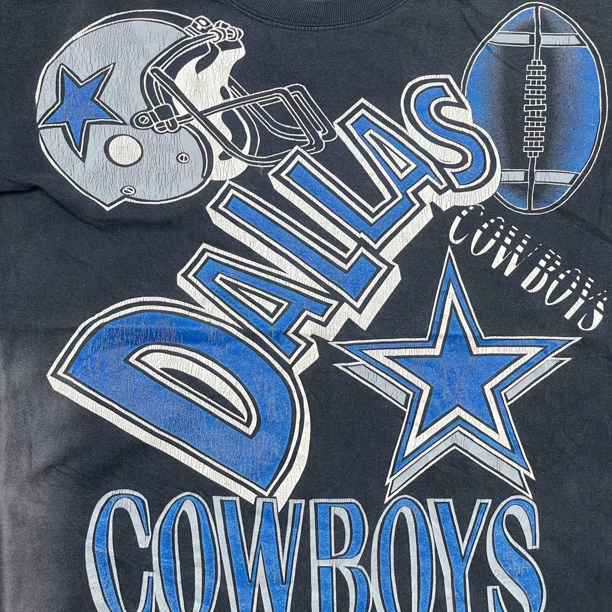 NBA Vintage Dallas Cowboys Overprinted Tee Size US XL / EU 56 / 4 - 7 Thumbnail