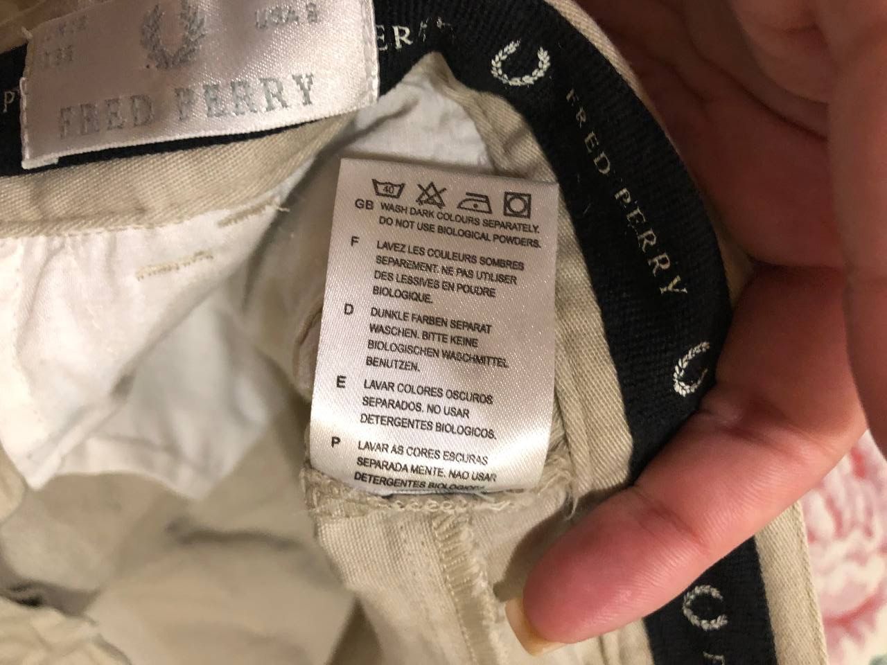 Fred Perry Vintage Fred Perry Beige Casual Pants Size 8 Size 30" / US 8 / IT 44 - 4 Thumbnail