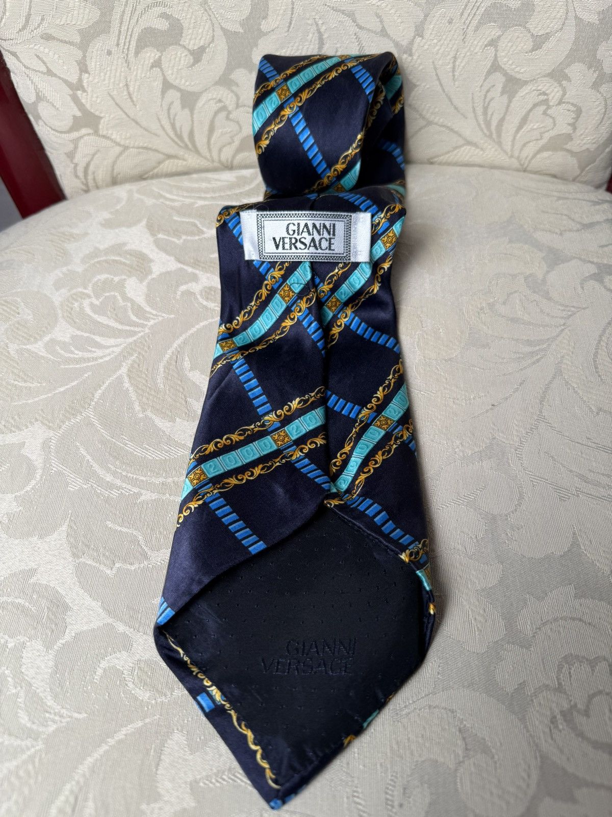 Versace Versace Baroque Tie Size ONE SIZE - 2 Thumbnail