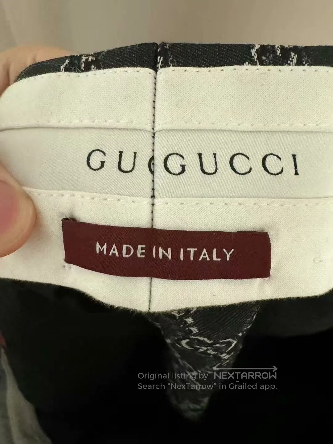 Gucci gucci logo print long pants for women. Size 30" / US 8 / IT 44 - 3 Thumbnail
