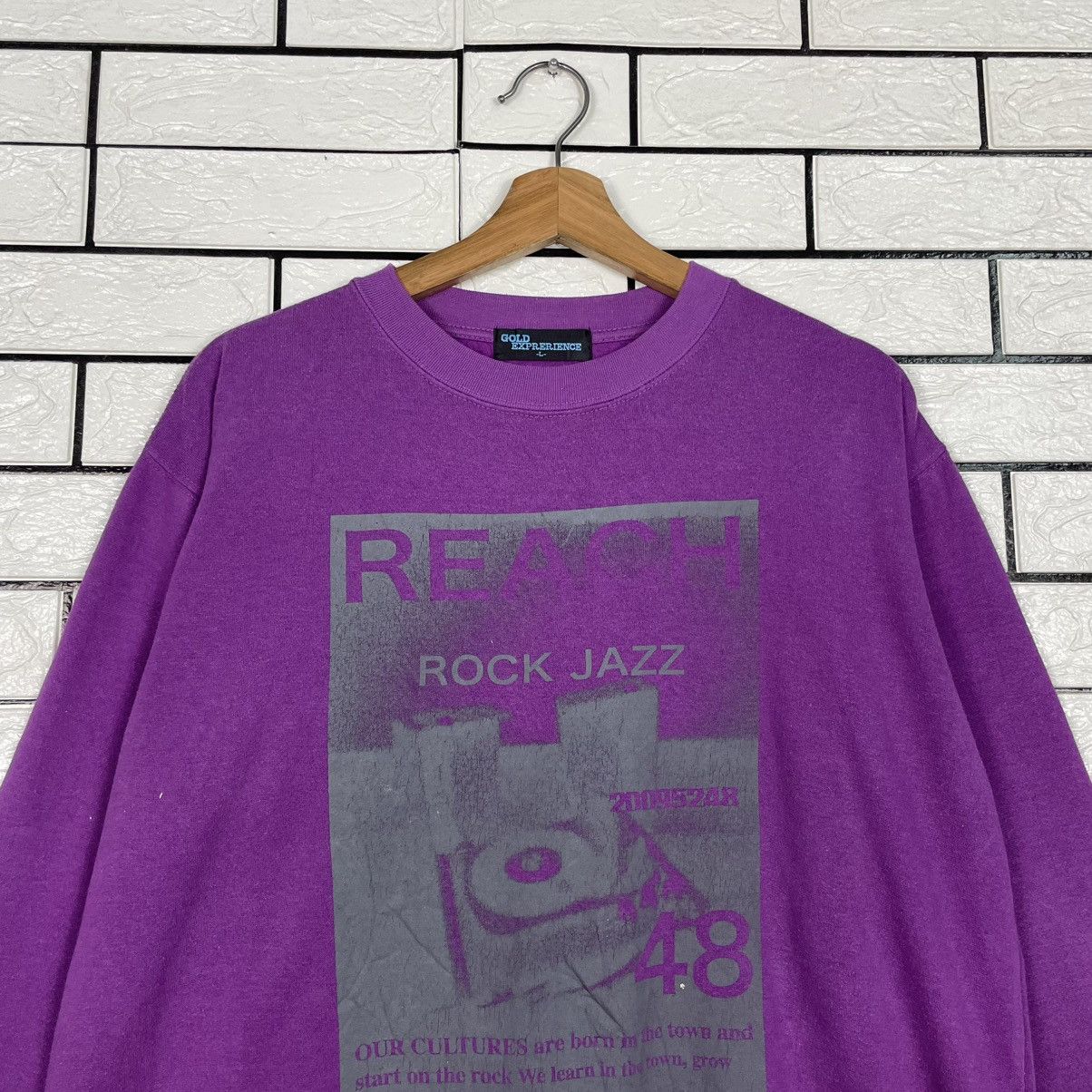 Japanese Brand Japanese Brand Rock & Jazz Sweatshirt Size L / US 10 / IT 46 - 2 Thumbnail