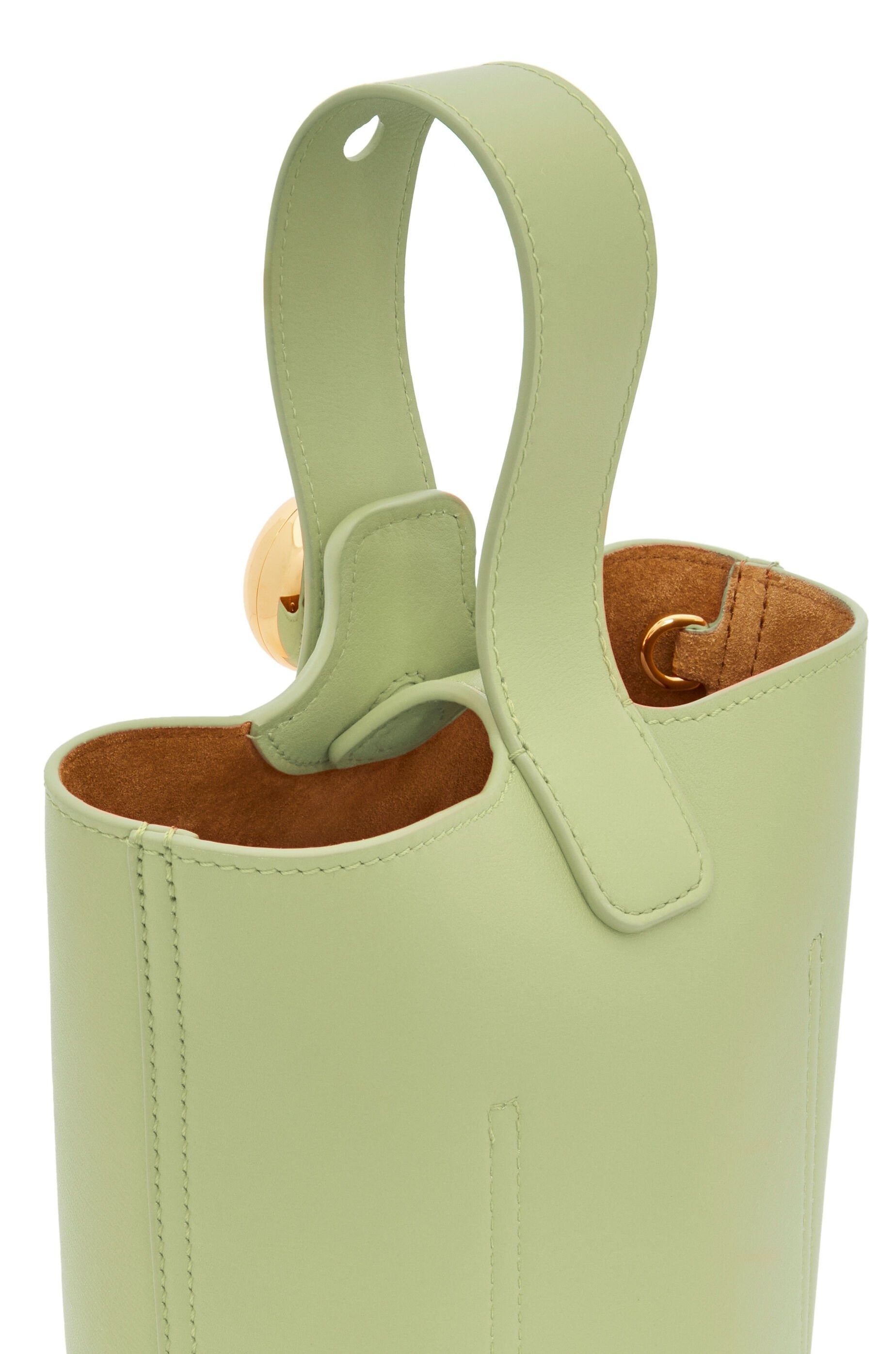 Loewe o1in1g0426 Size: OS/ Mini Pebble Bucket Bag in Light Pear Size ONE SIZE - 9 Thumbnail