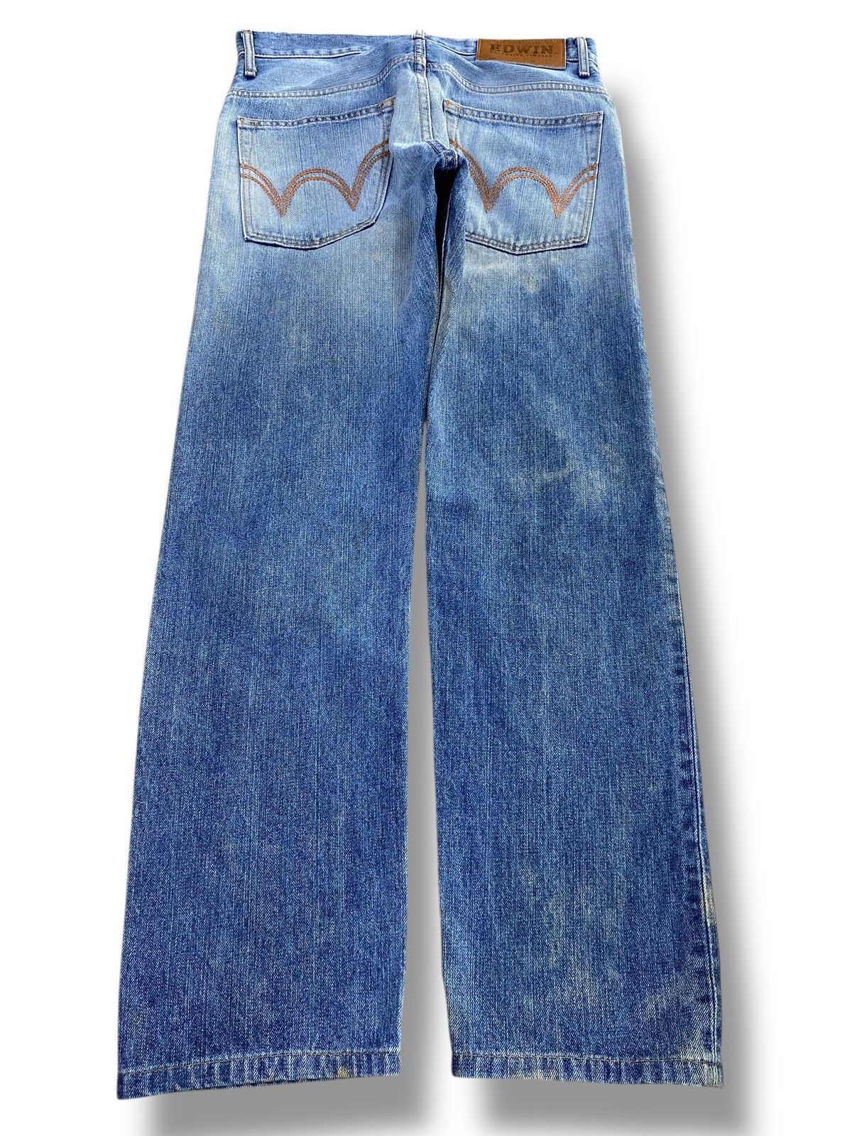 Edwin Edwin Mud Wash Style Straight Leg Jeans Size US 30 / EU 46 - 3 Thumbnail