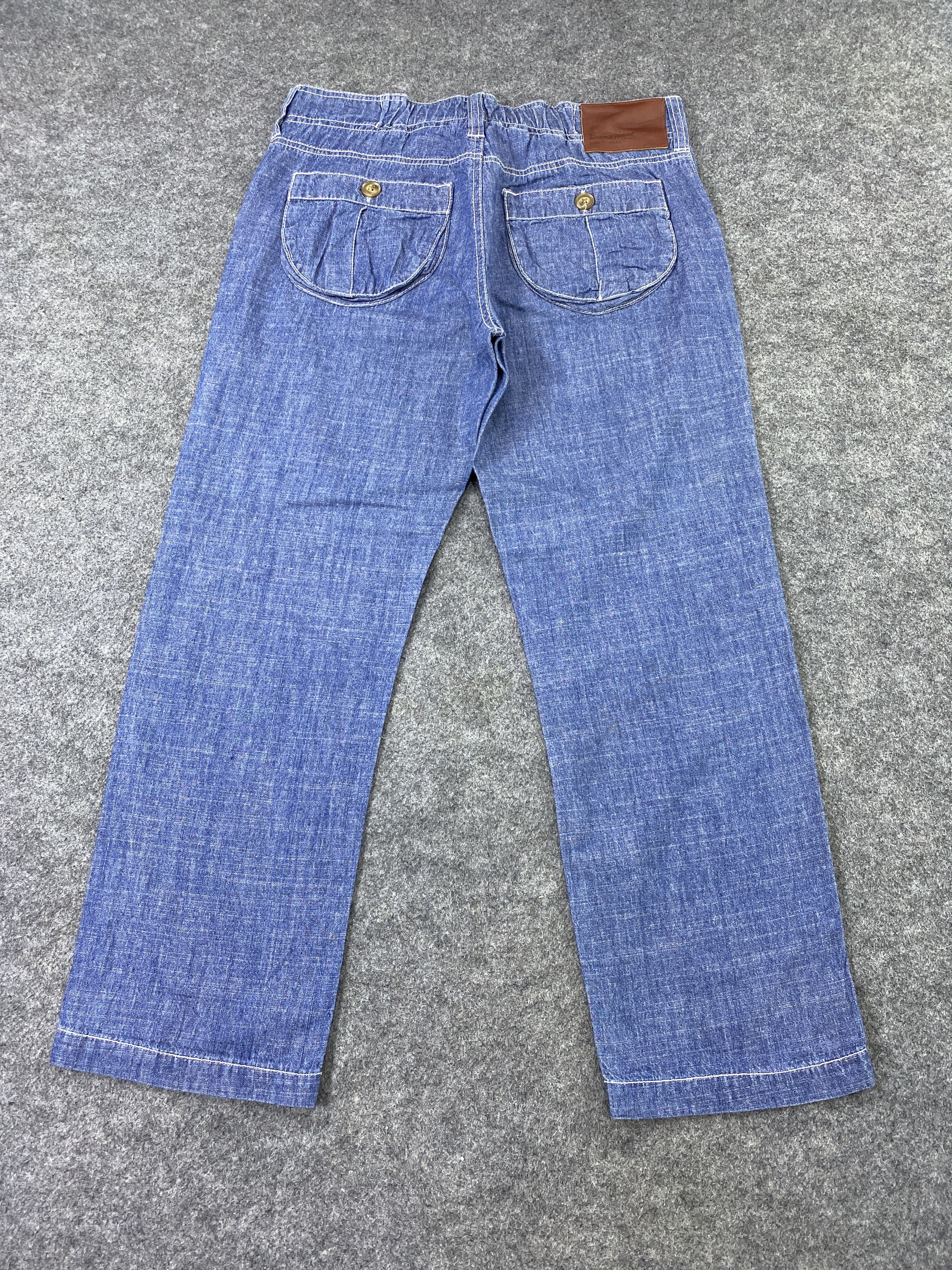 Beams Plus Beams heart capri Jeans - J993 Size 30" / US 8 / IT 44 - 4 Thumbnail