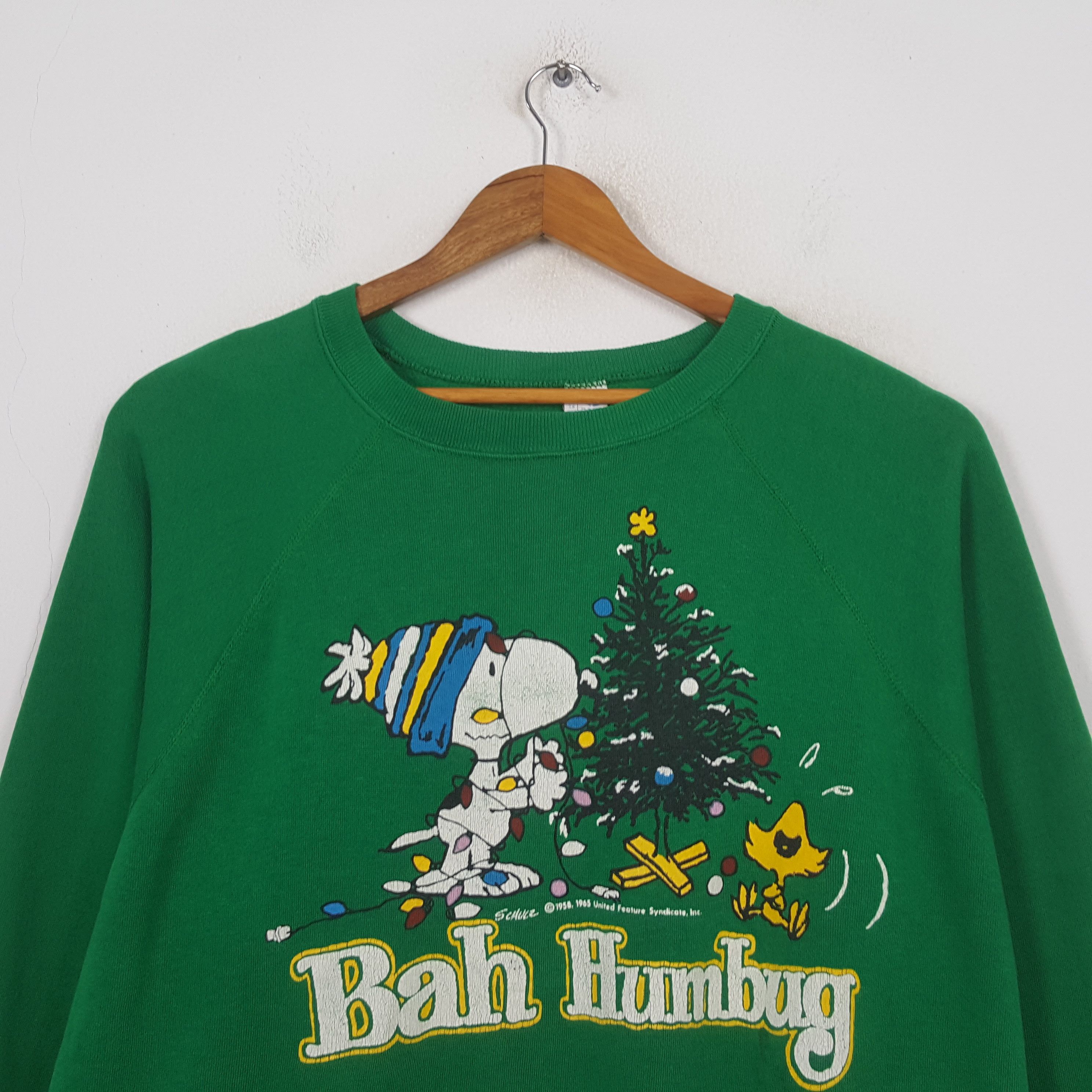Vintage Vintage 80's Peanut x Bah Humbug Sweatshirt C302N9 Size US XXL / EU 58 / 5 - 2 Thumbnail