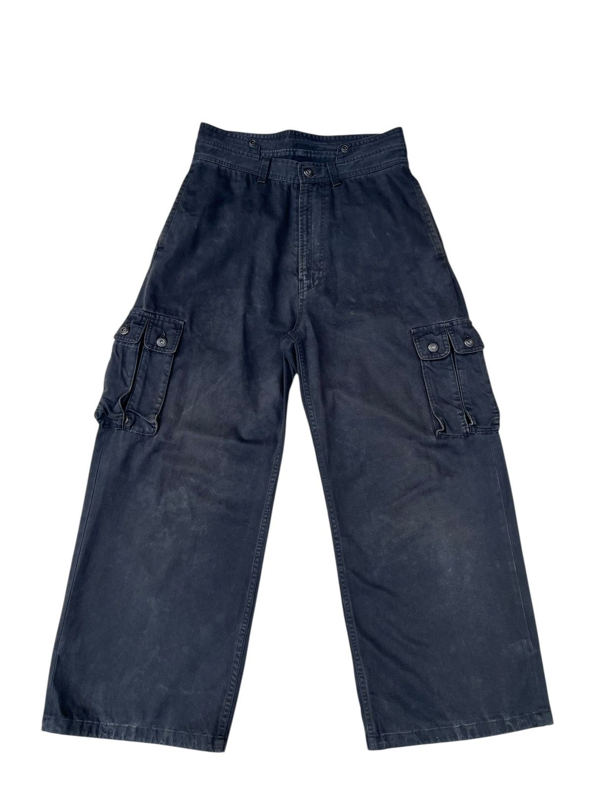 Julius Vintage NUKE Pre- Julius 7 Faded Wide Leg Cargo Trouser Pant Size US 29 - 1 Thumbnail