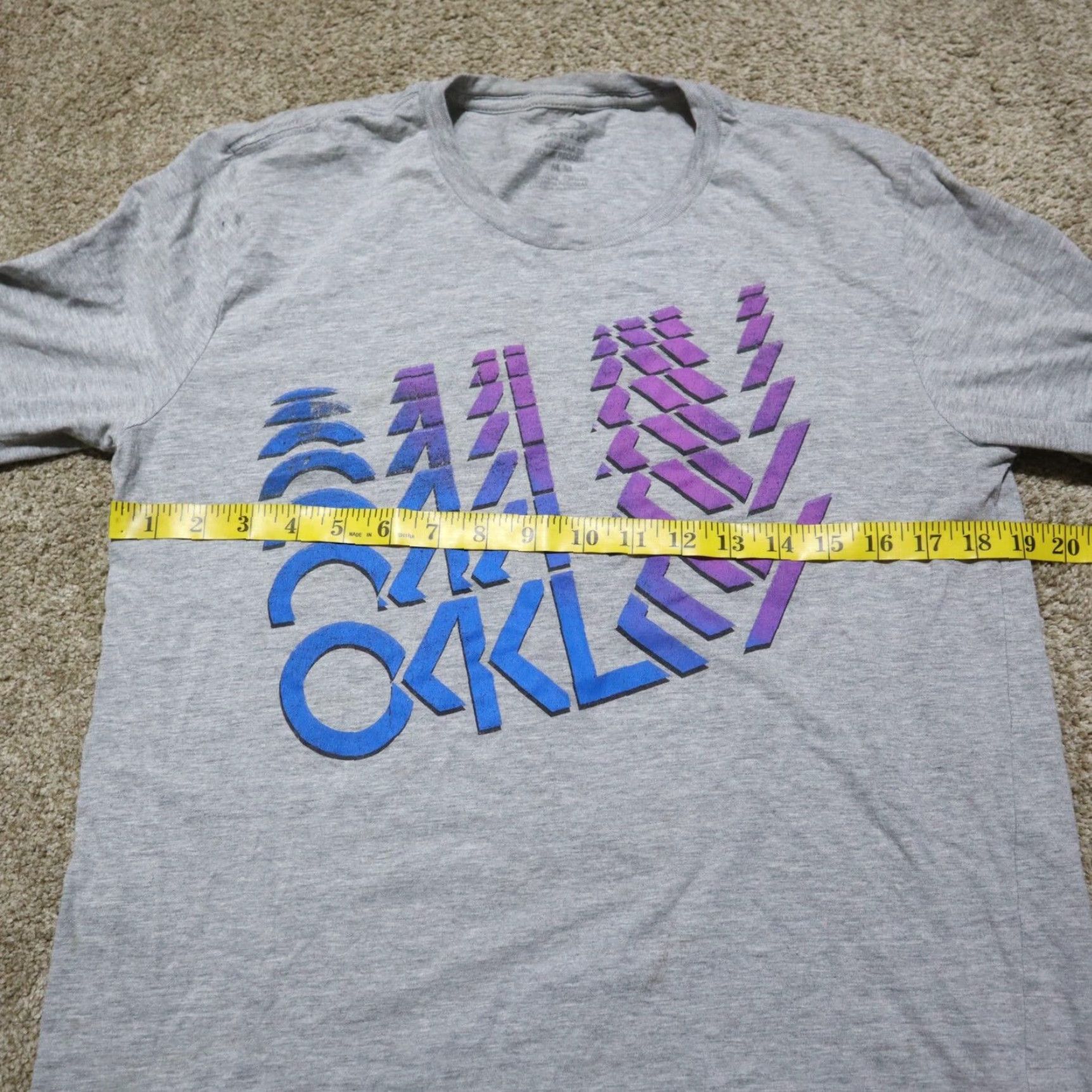 Oakley Oakley Shirt Men M Gray Long Sleeve Tee T-Shirt Adult Medium Size US M / EU 48-50 / 2 - 5 Thumbnail