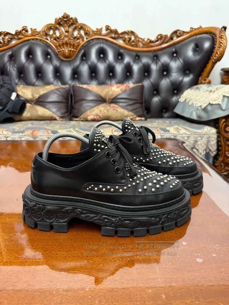 Louis Vuitton Louis Vuitton Heavy Industry Tangerine Design Tongue Metal Size US 5.5 / EU 38 - 2 Thumbnail
