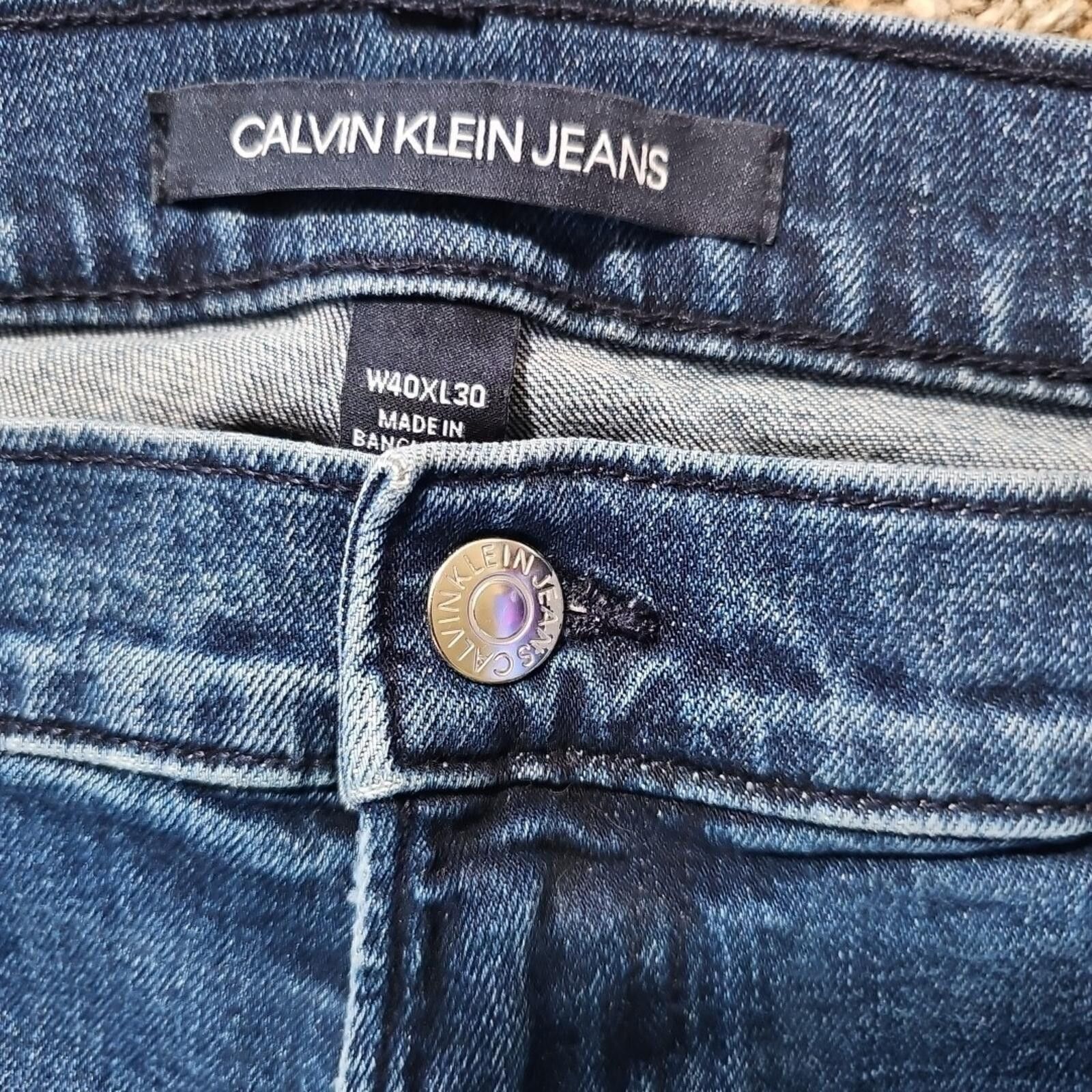 Calvin Klein Calvin Klein CKJ035 40x30 straight Leg Jeans Size US 40 / EU 56 - 2 Thumbnail