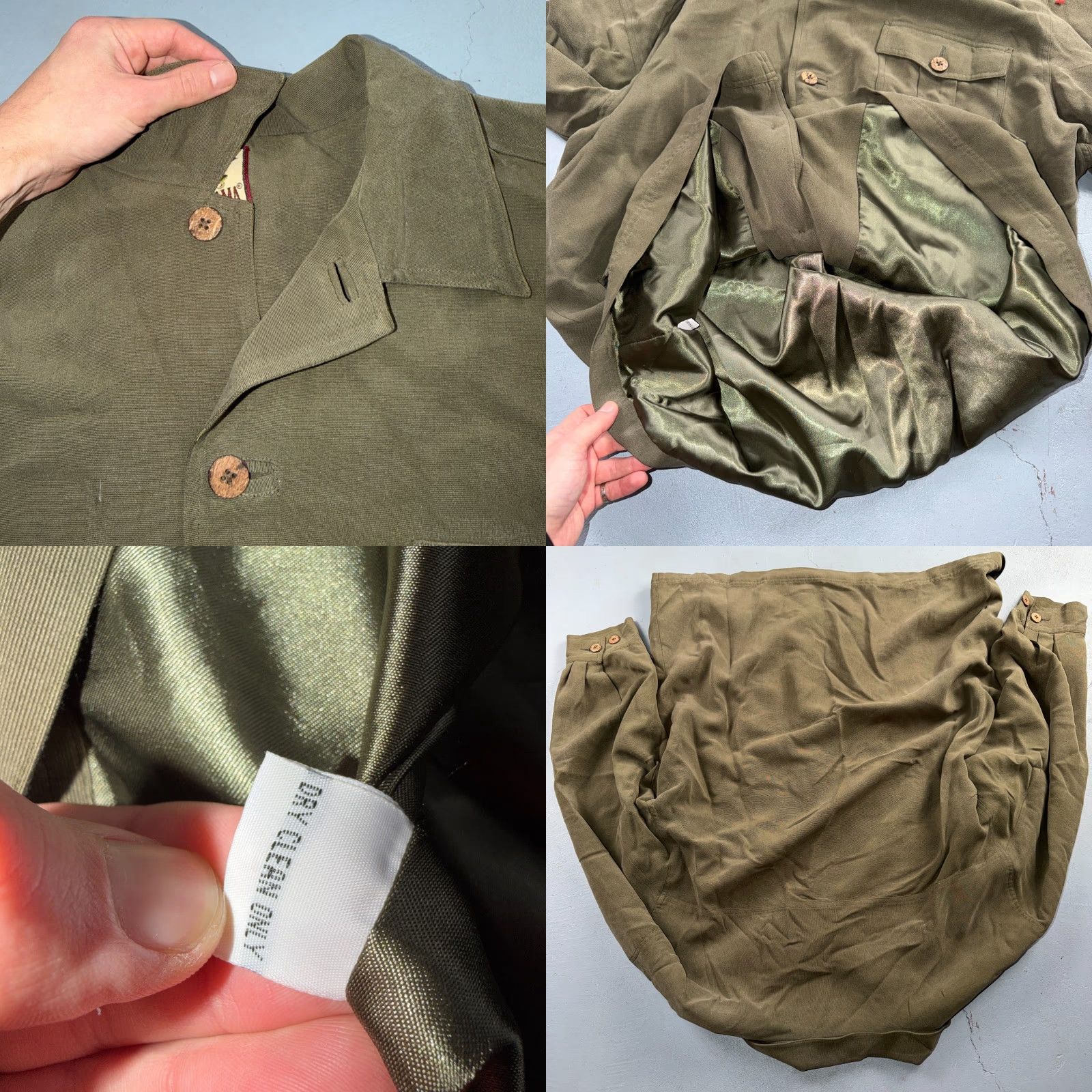 Tommy Bahama VINTAGE Tommy Bahama Sport Shirt Jacket XL Green 100% Silk Button Up Front Long Sleeve Mens Large Aloha Beach Hawaii Tropical Rare 90s Size US XL / EU 56 / 4 - 8 Thumbnail