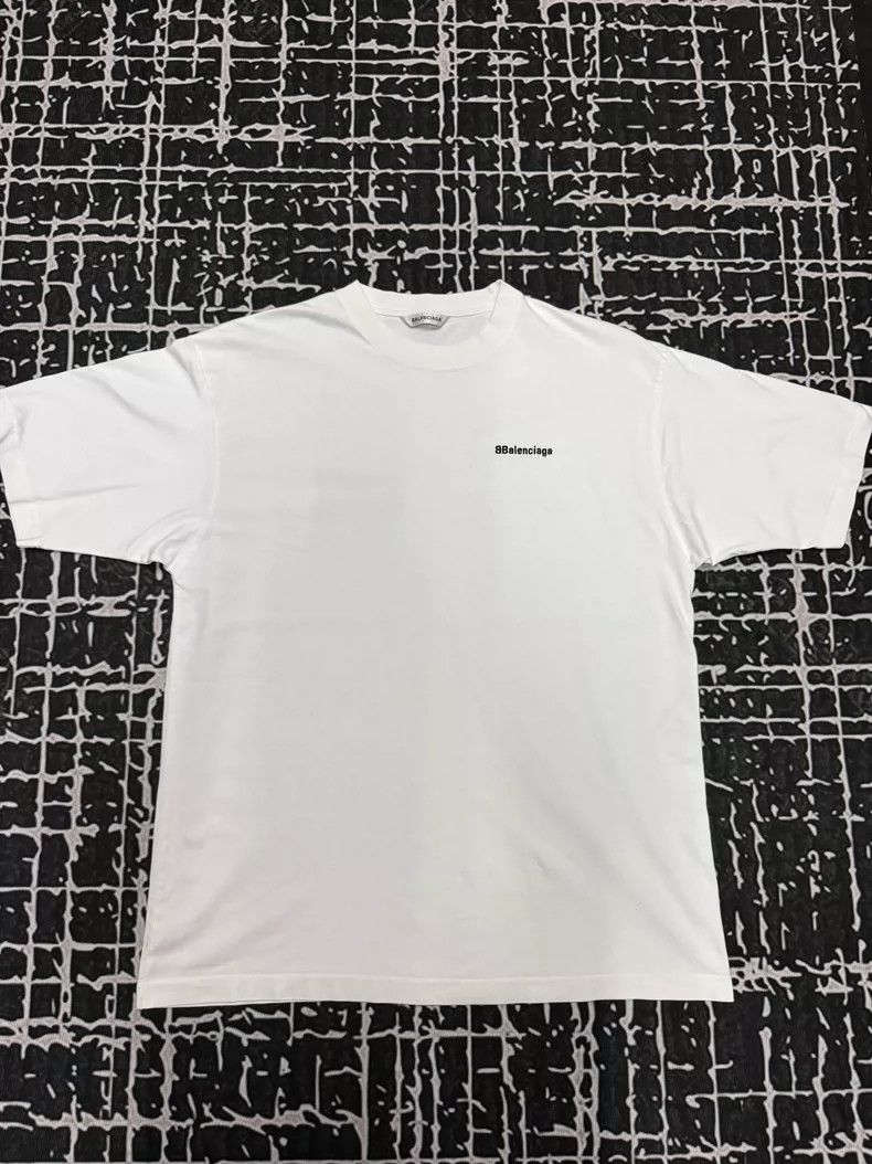 Balenciaga Solid color letter double B small Logo printed