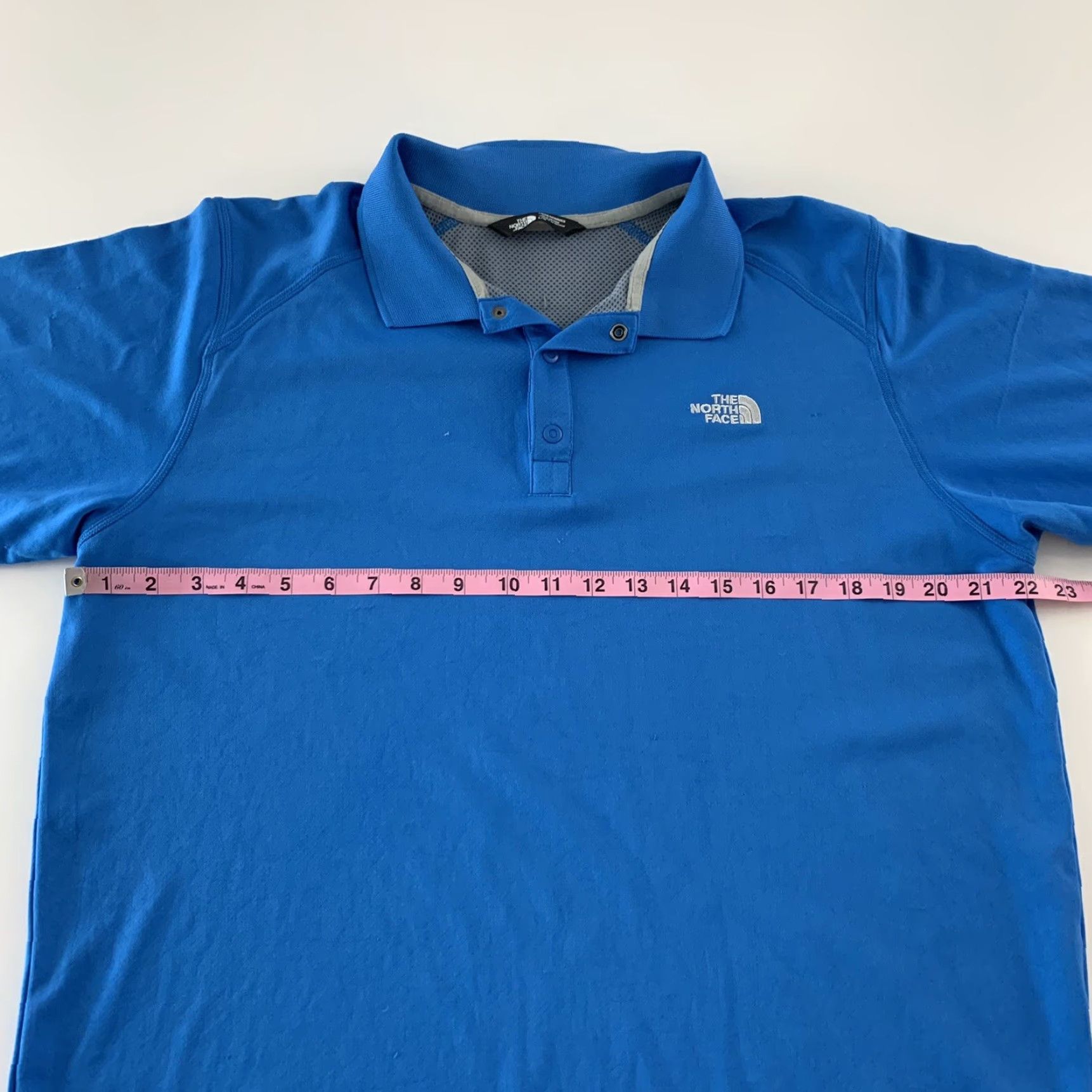 The North Face The North Face Polo Shirt Men L Blue Poly Snap Button Polo Shirt Size US L / EU 52-54 / 3 - 6 Thumbnail