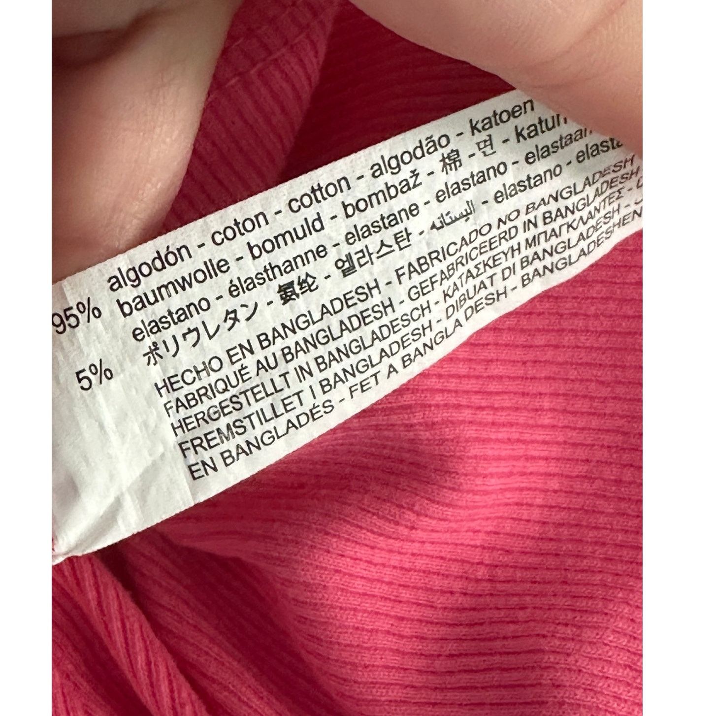 Zara Zara pink ribbed crop tank top size M Size M / US 6-8 / IT 42-44 - 4 Thumbnail