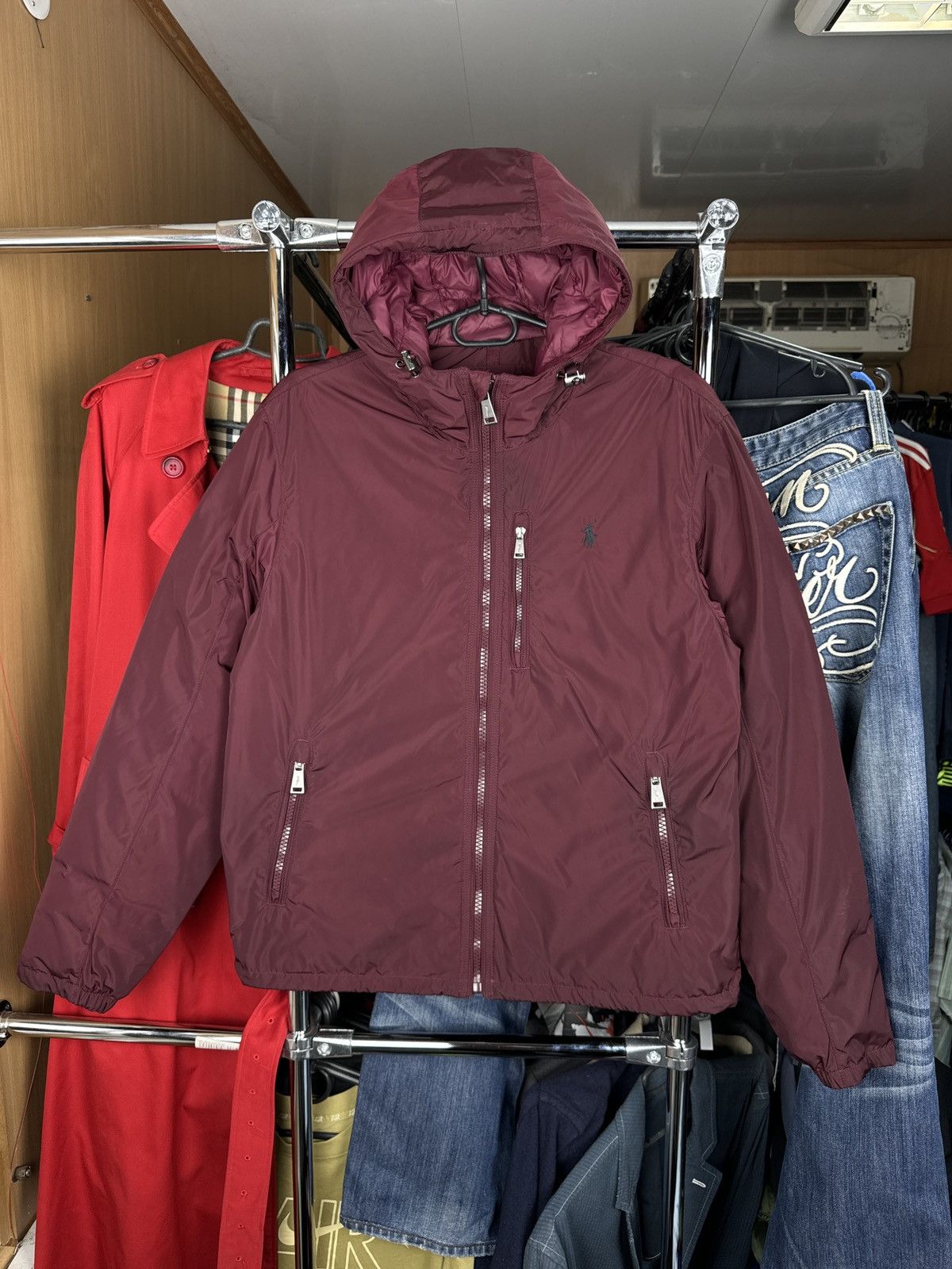 Polo Ralph Lauren × Vintage Mens Polo Ralph Lauren puffer down jacket rugby size M Size US M / EU 48-50 / 2 - 1 Thumbnail