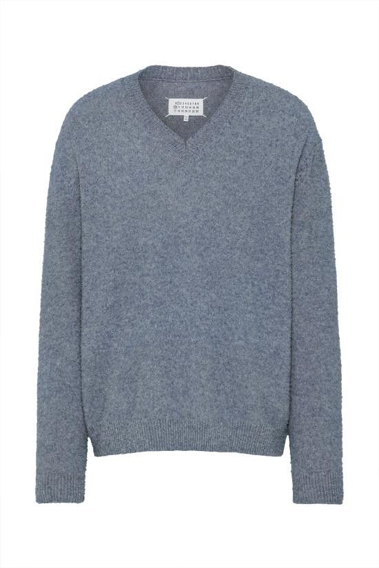 Maison Margiela MAISON MARGIELA Men Sweater S50HN0011 M13108 490M Blue Size US M / EU 48-50 / 2 - 1 Thumbnail