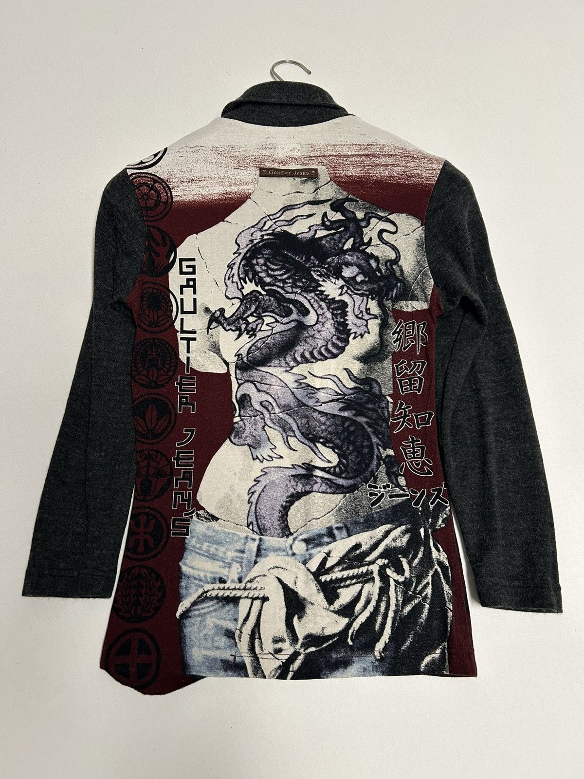 Jean Paul Gaultier 1999 venus de milo dragon torso top red Size US S / EU 44-46 / 1 - 3 Thumbnail