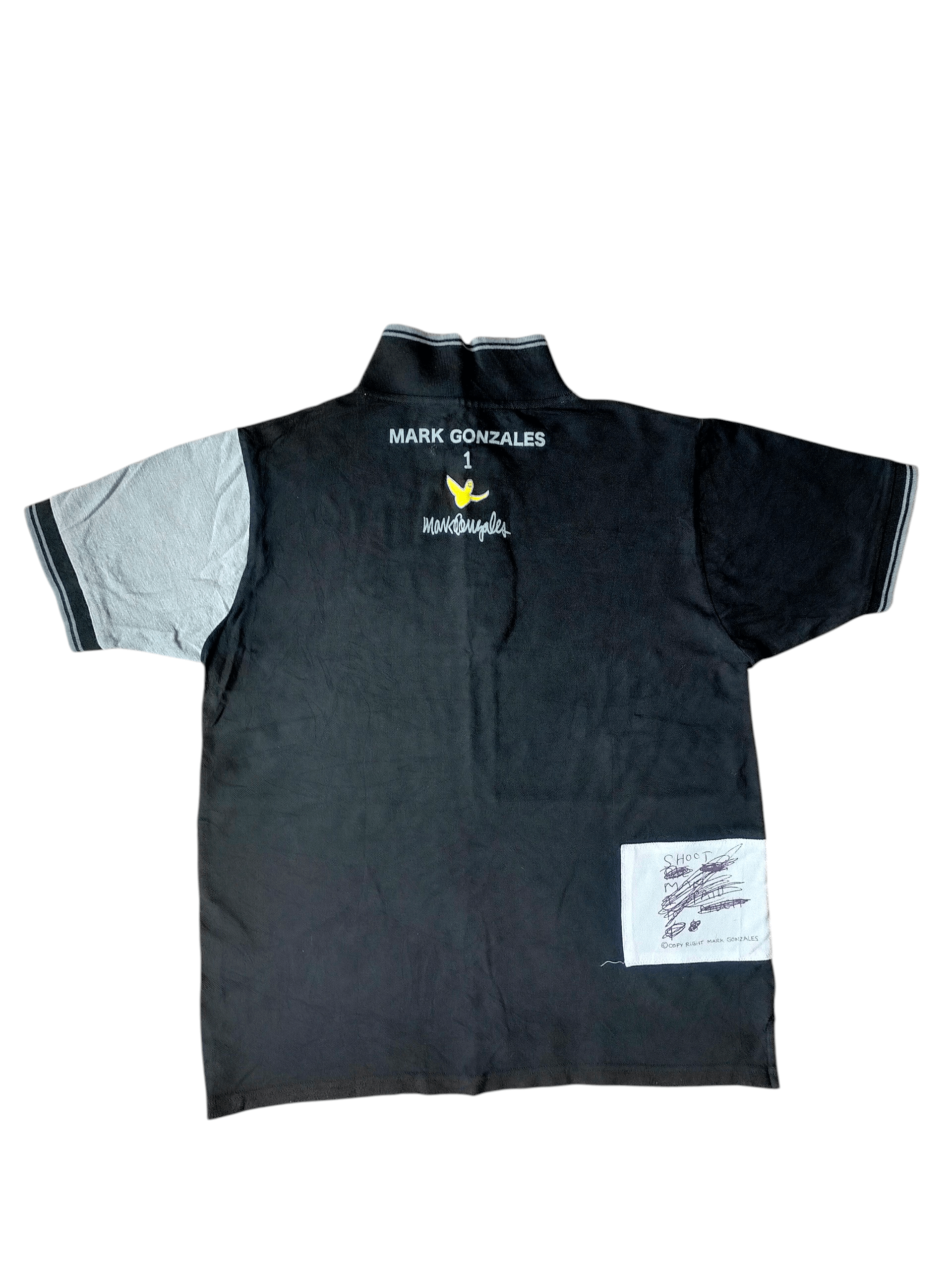 Hysteric Glamour Mark Gonzales Patchwork polo tee Size US L / EU 52-54 / 3 - 2 Thumbnail
