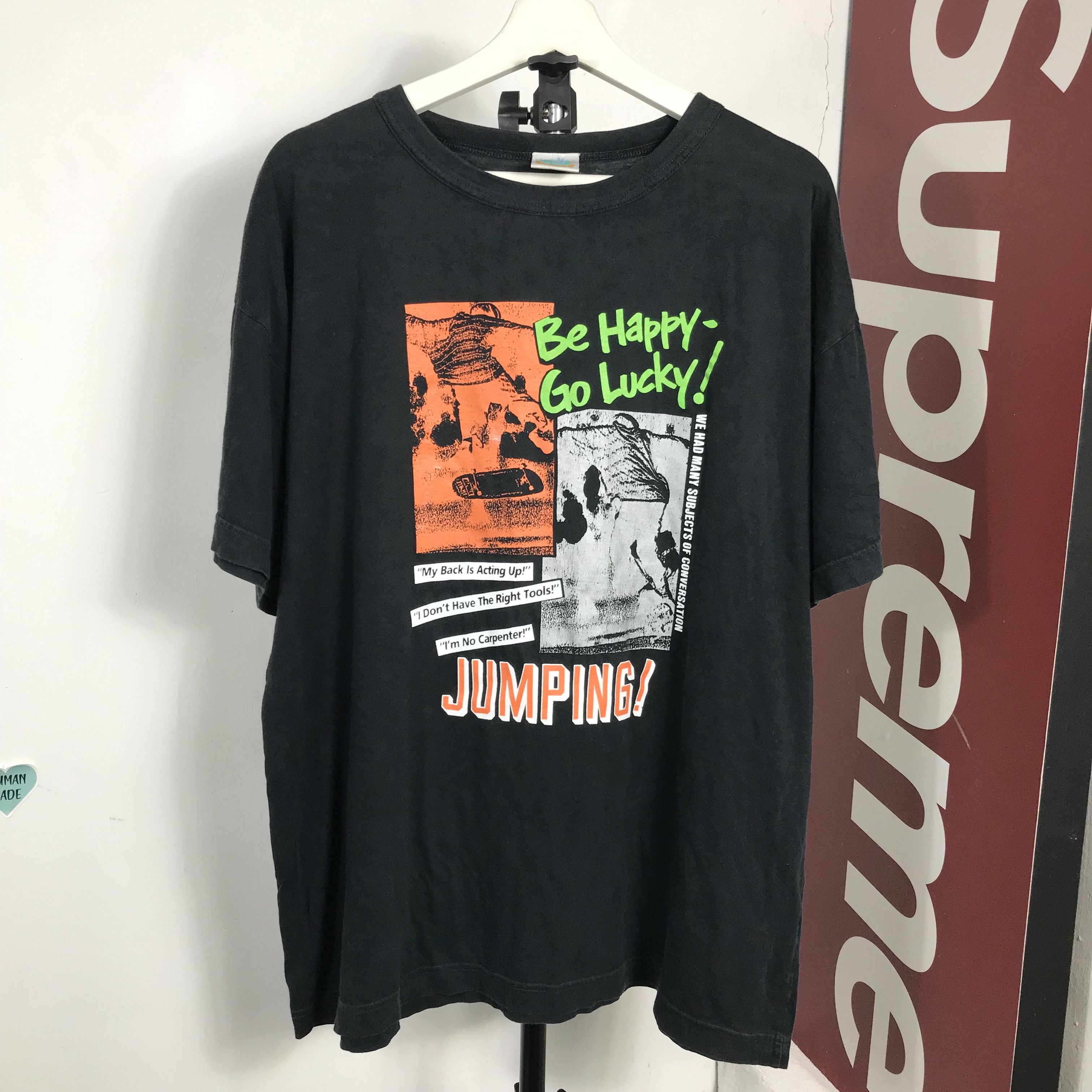 Vintage Vintage 90s skateboard usa old skate phototee shirt Size US XL / EU 56 / 4 - 1 Thumbnail